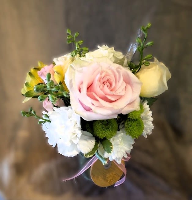 Dainty Drinking Glass ~ Flower A Day
