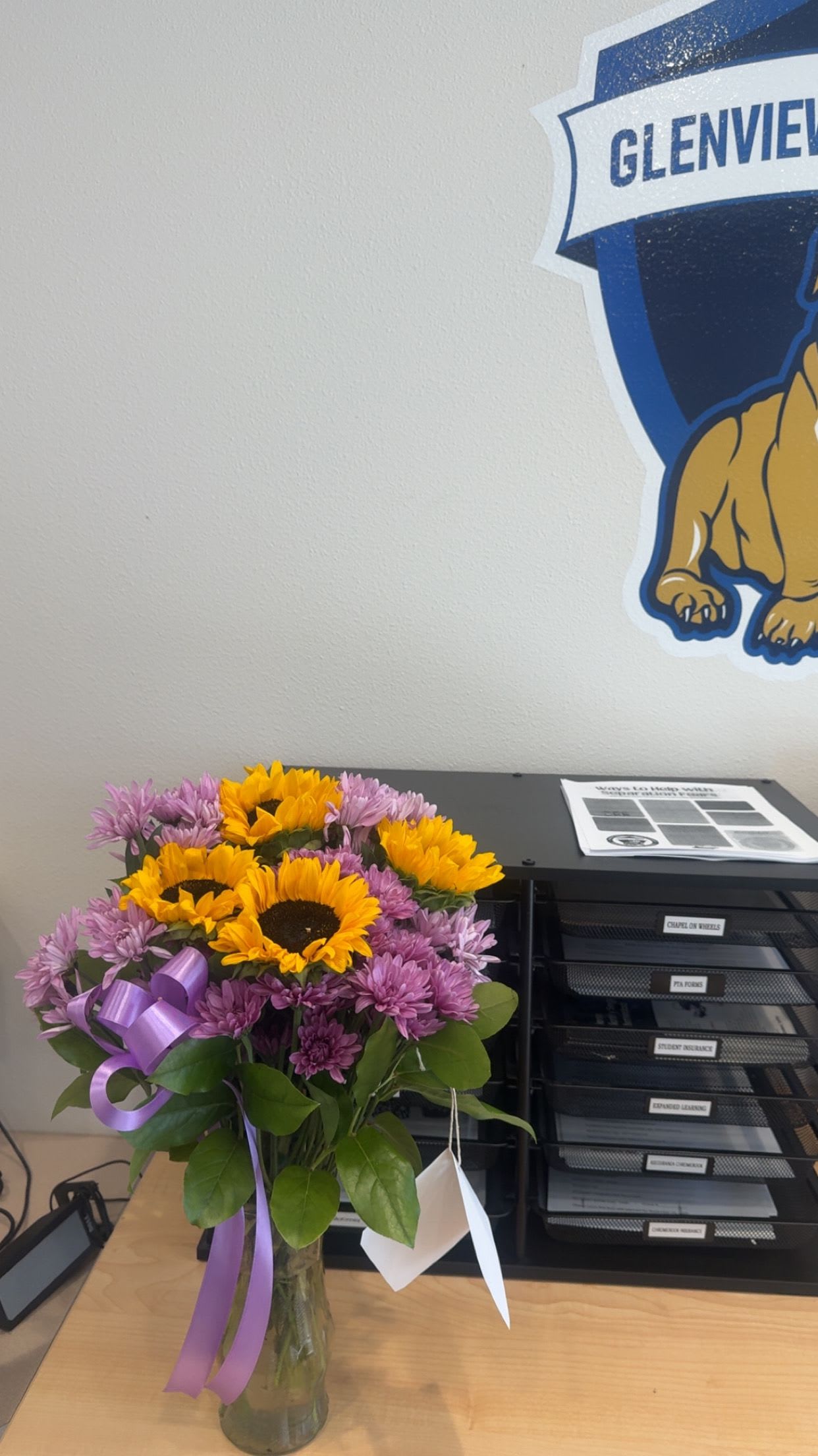 Sunflower Lavender Mixed Bouquet