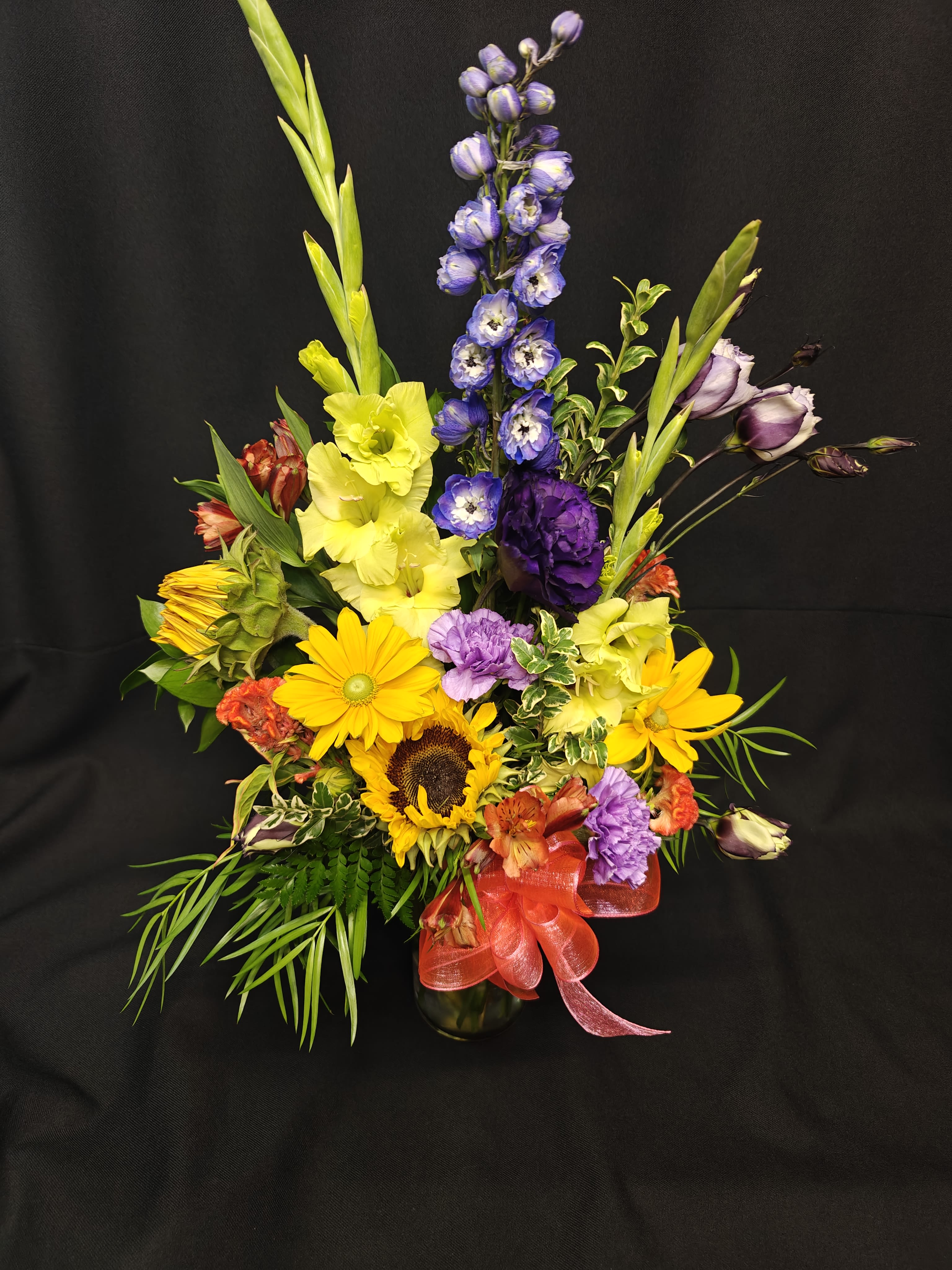 Birthday bright bouquet small Cylinder