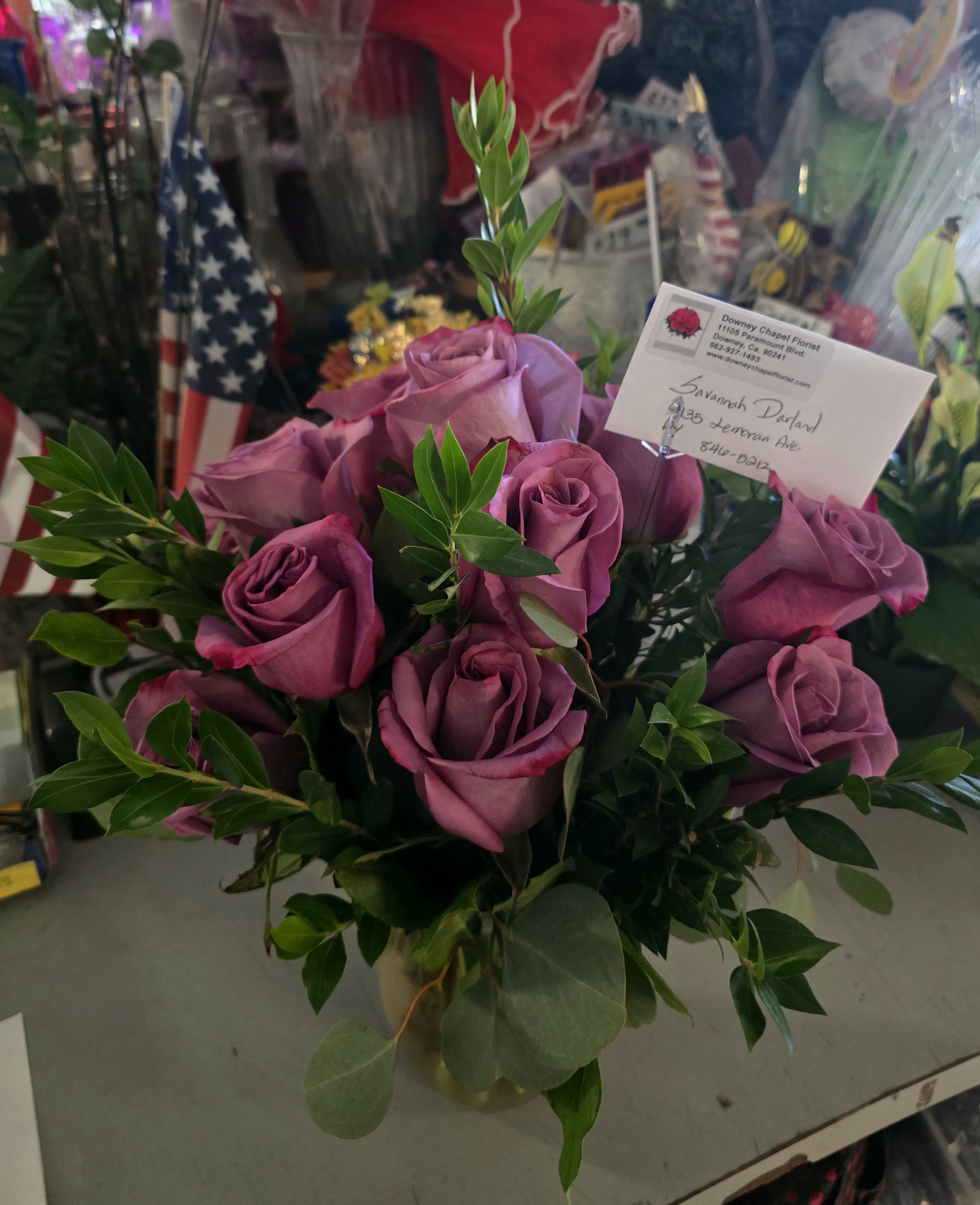 Lavender Wishes - Dozen Premium Lavender Roses