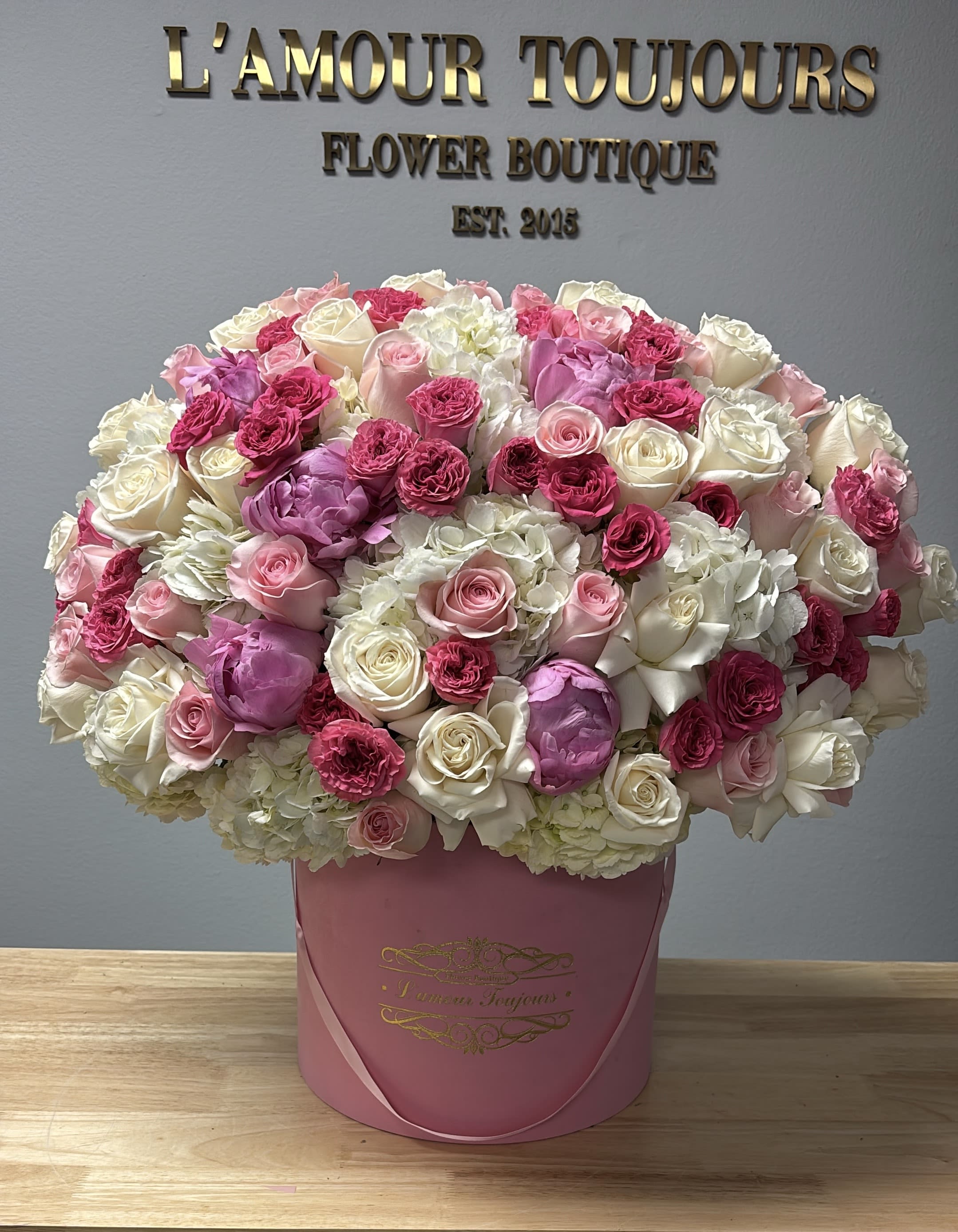 Pretty In Pink Peonies Signature Box