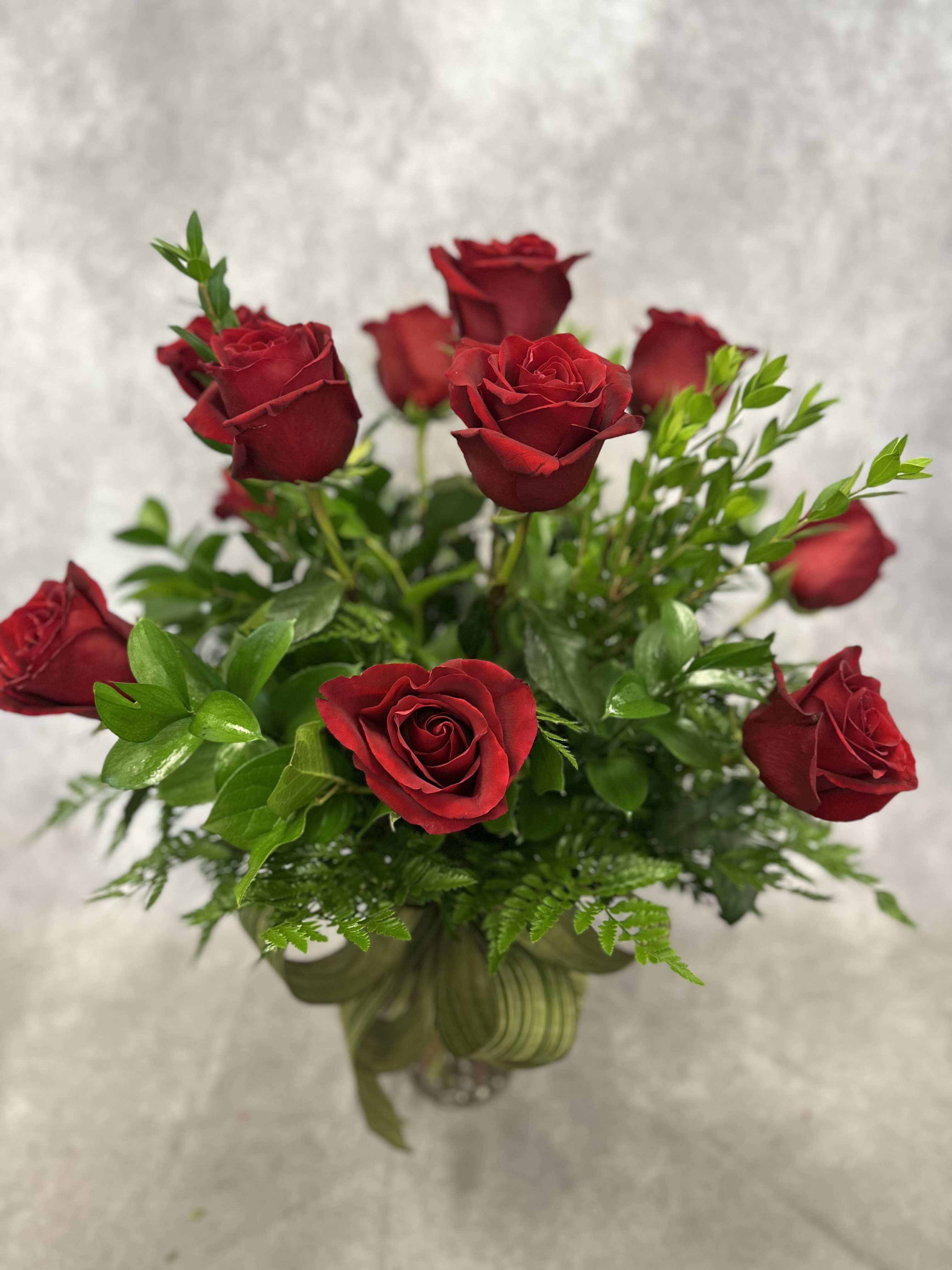 Dozen Long Stem Red Roses