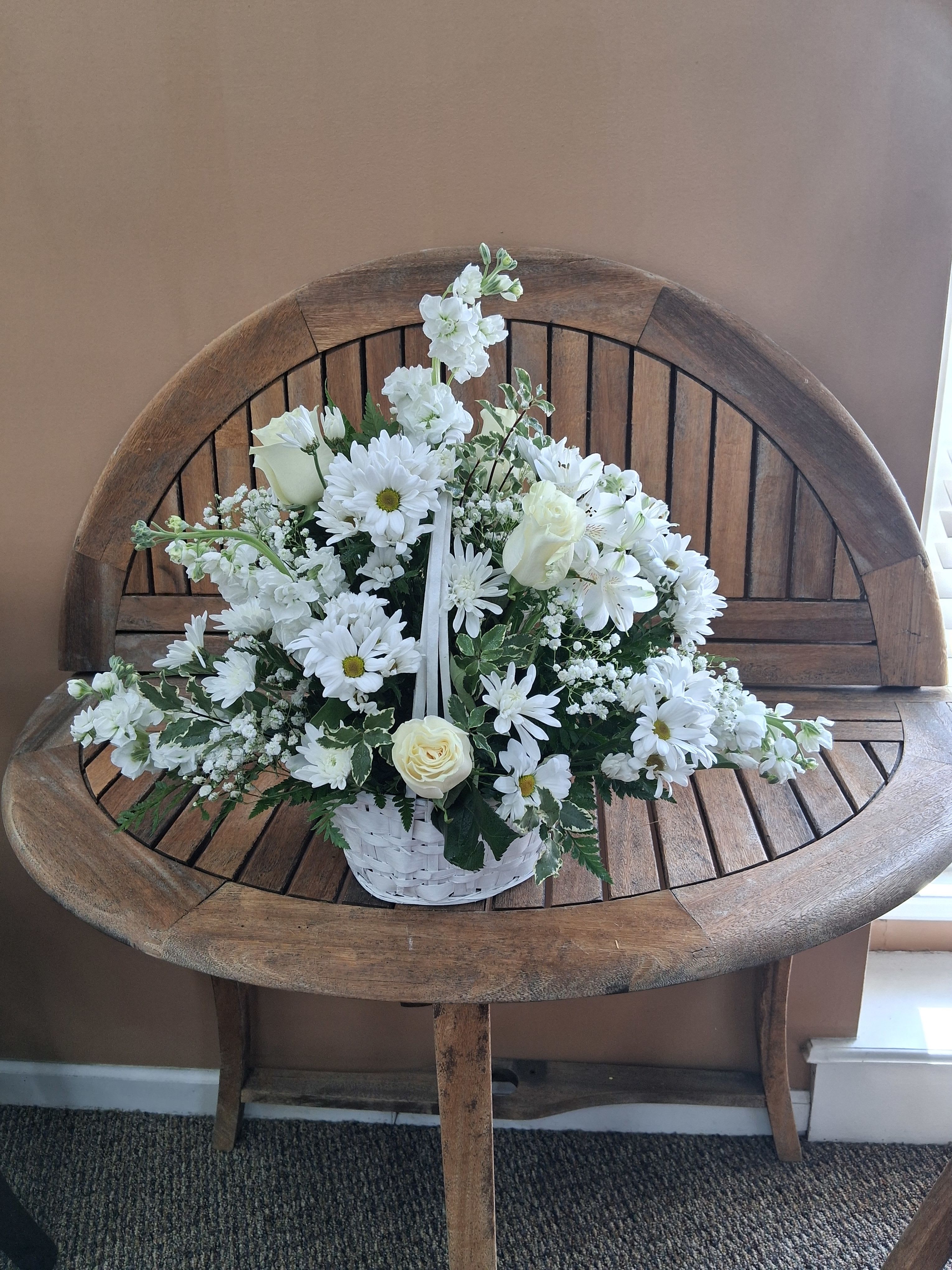 SYA14 Sympathy Arrangement  Whites- Huntsville sympathy delivery
