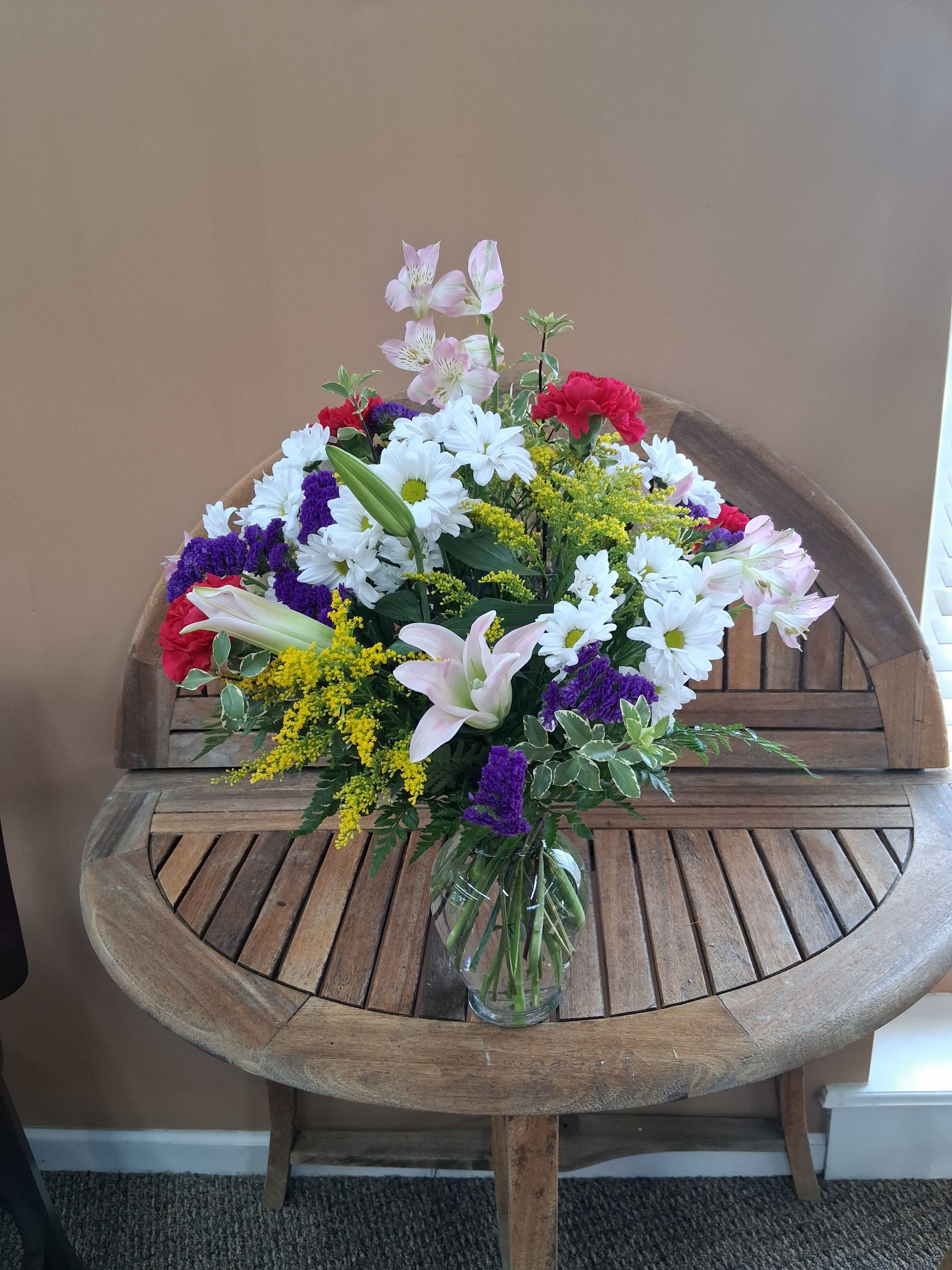 Spring Explosion Vibrant Mixed Flower Bouquet - Same Day Delivery Huntsville AL