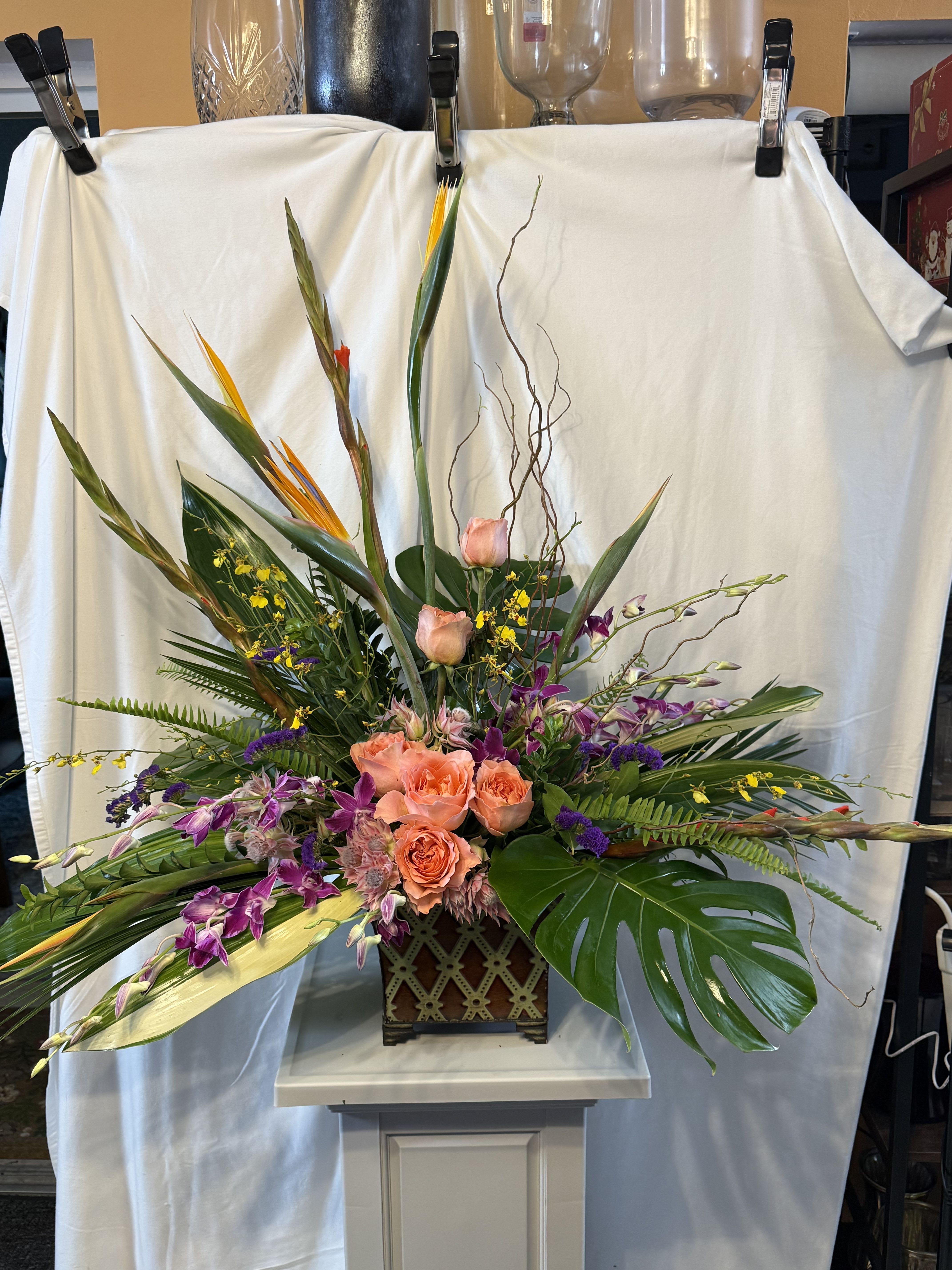 Tropical Sunshine by Master Designer Bryan Miller Jones and Petal Perfection