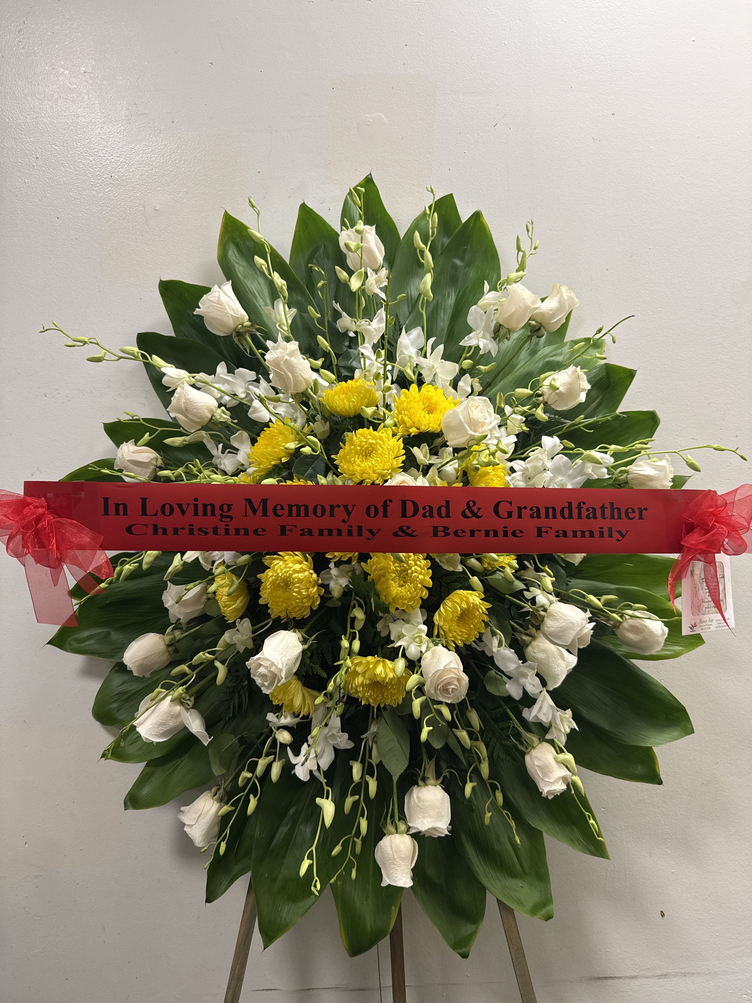 White Passion Wreath - W80010
