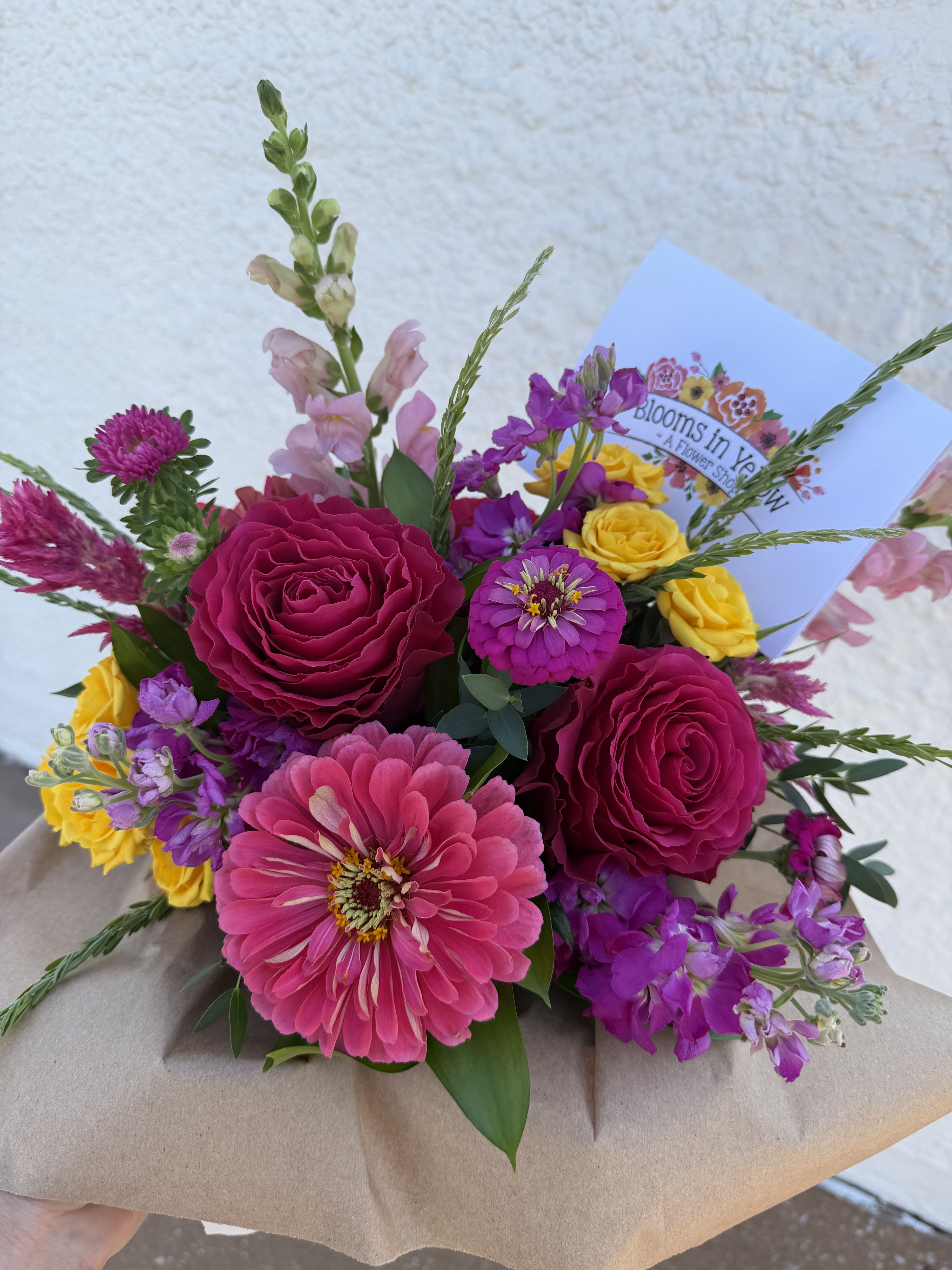 Designers choice bright arrangement