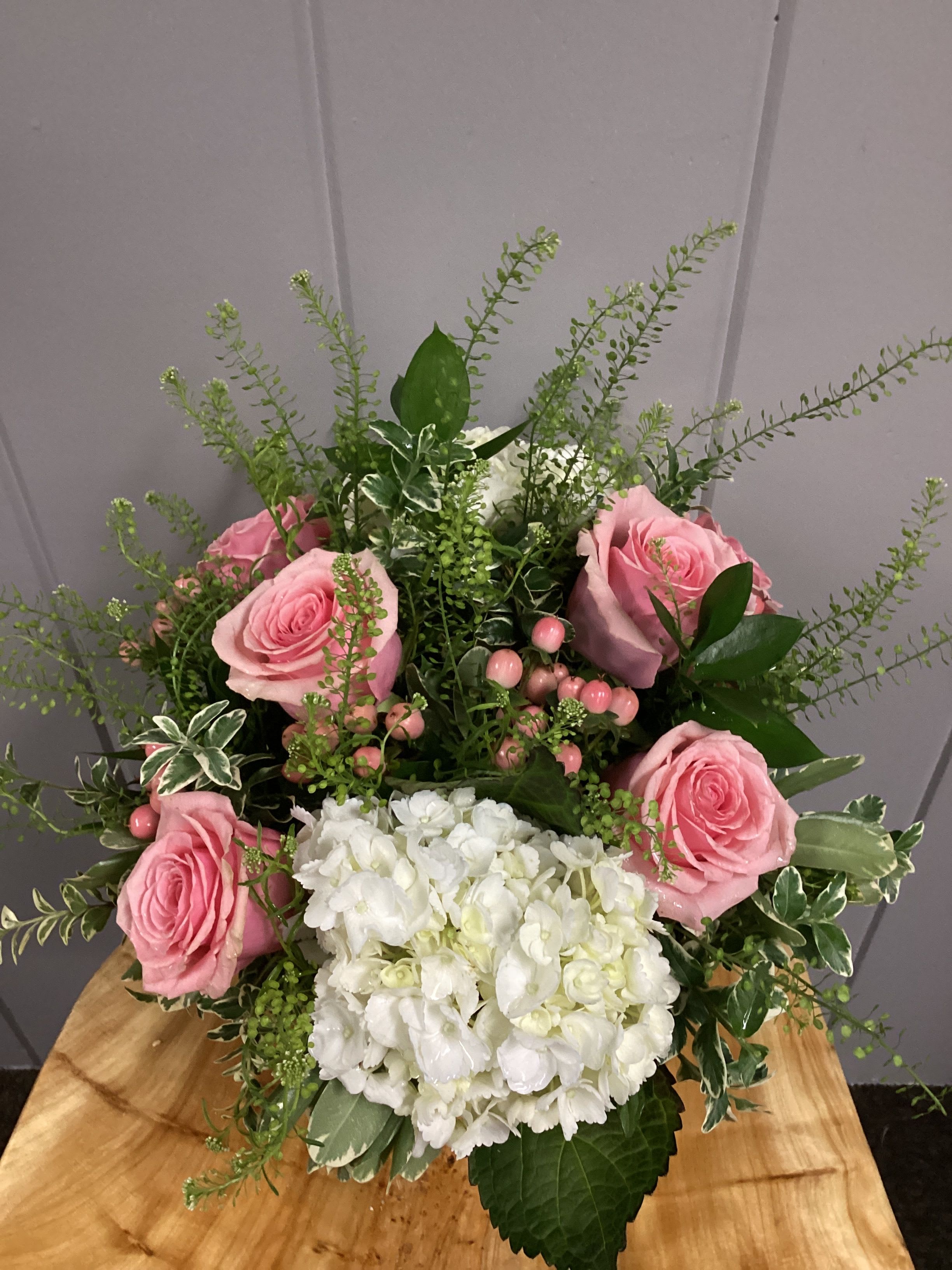Rose & Hydrangea Sq Cube
