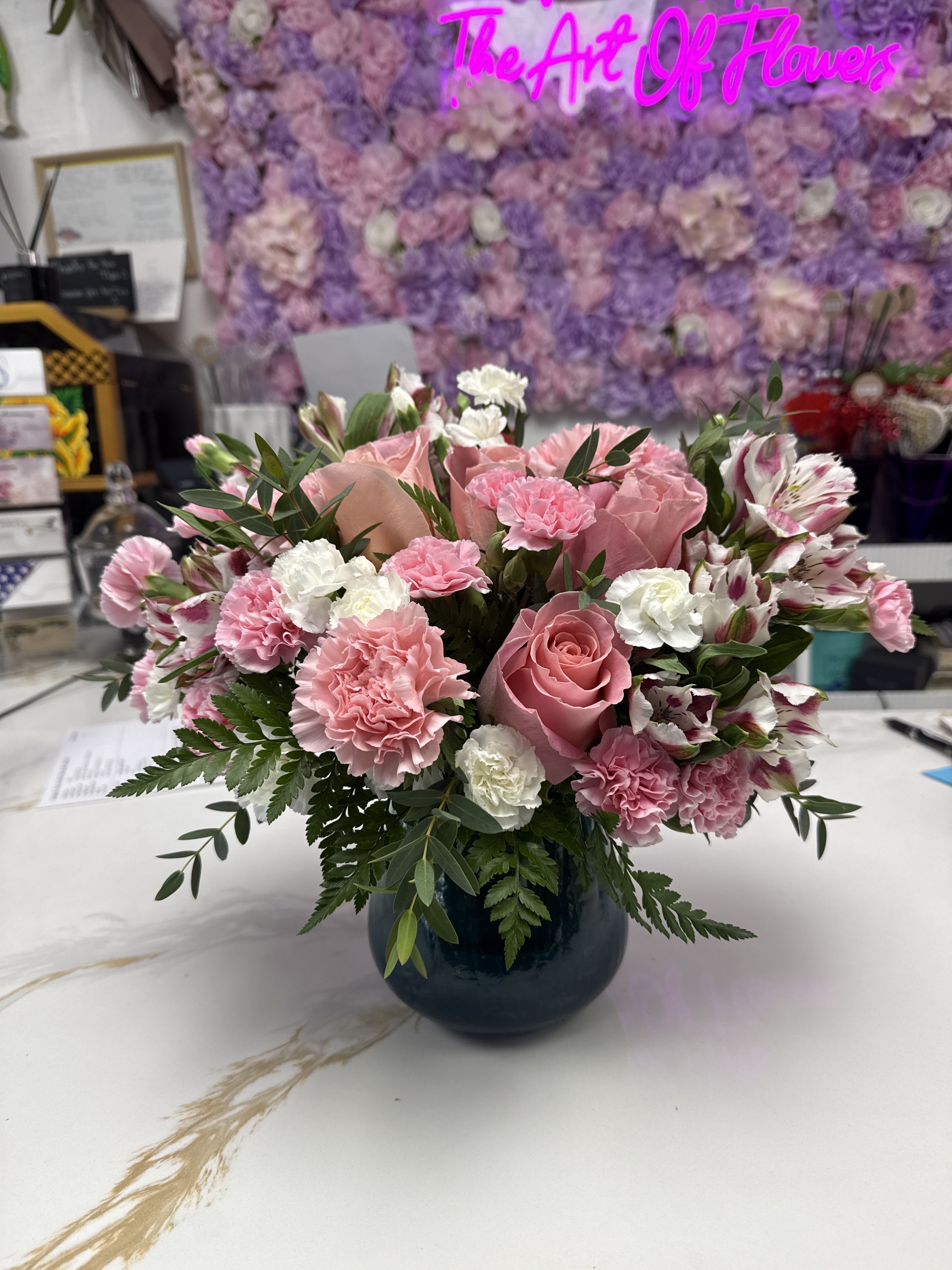 Blue Hues Bouquet