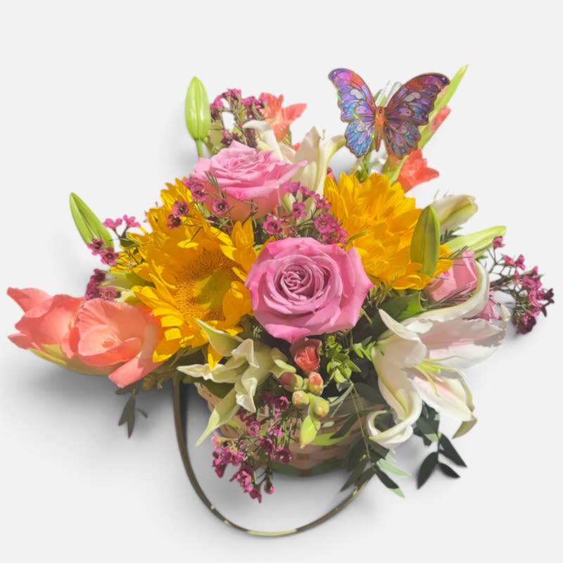 Pomona's Harvest – Designer's Choice Basket Arrangement