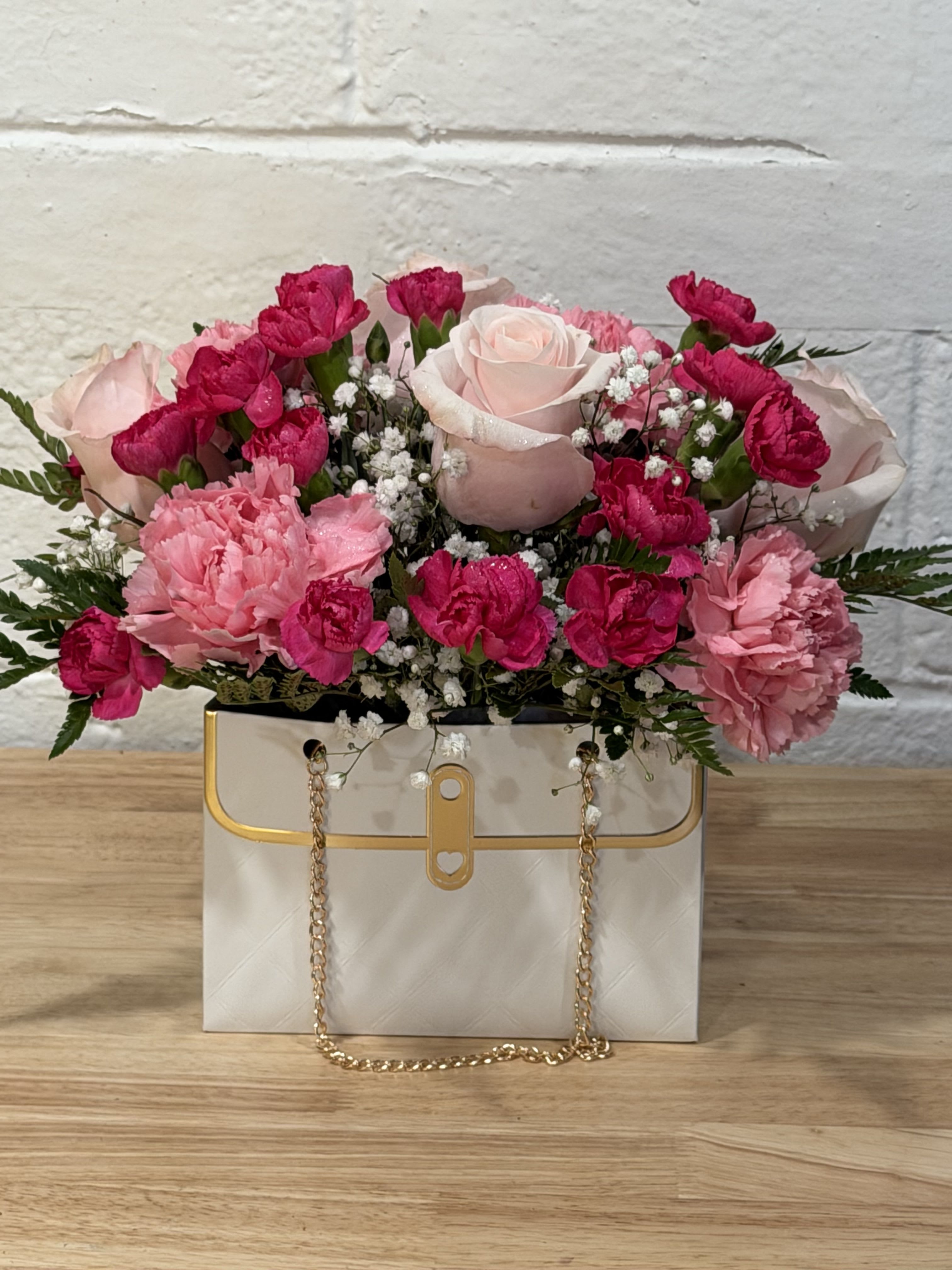 Pretty in Pink Floral purse