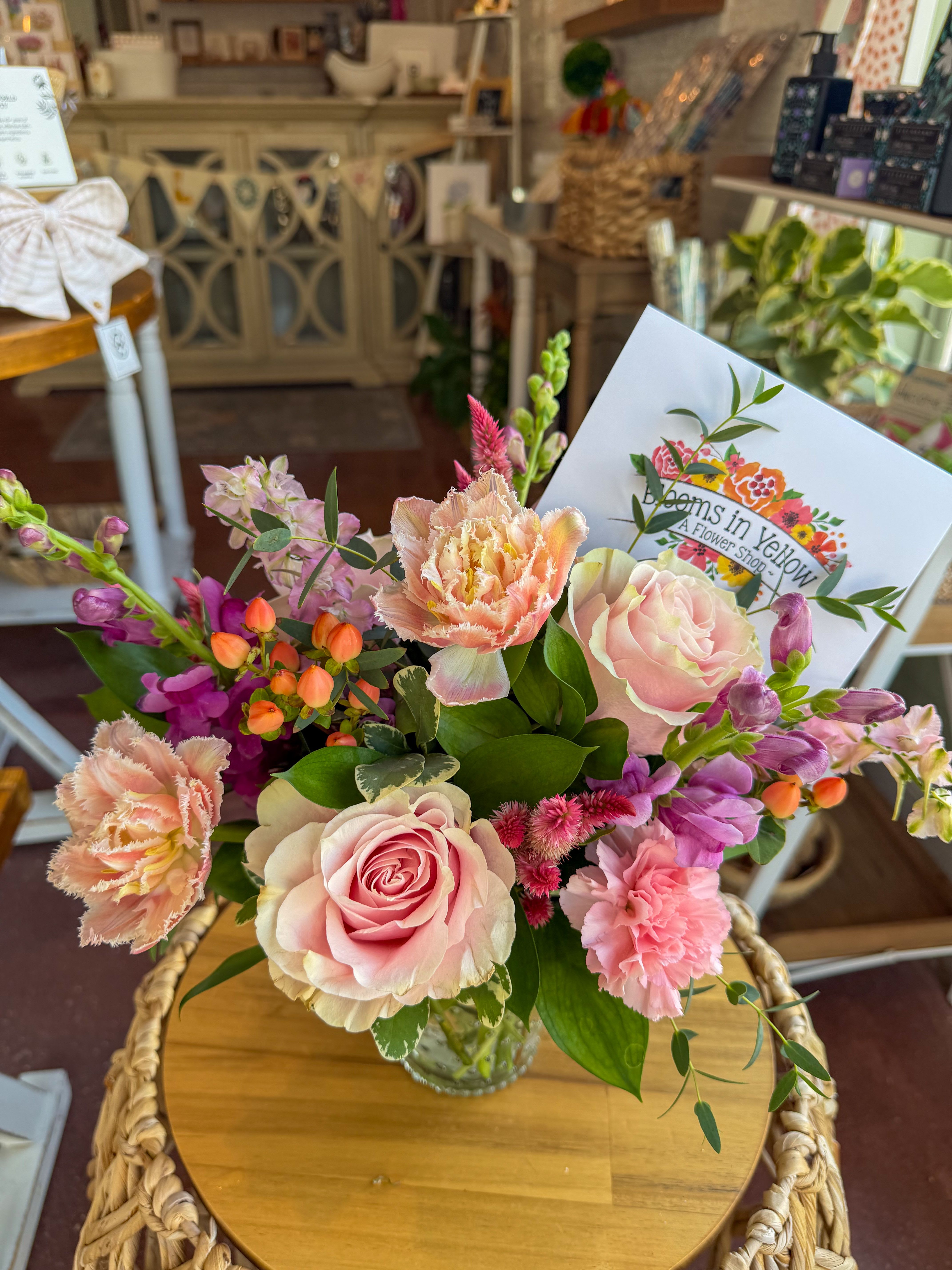 Designers choice bright arrangement 
