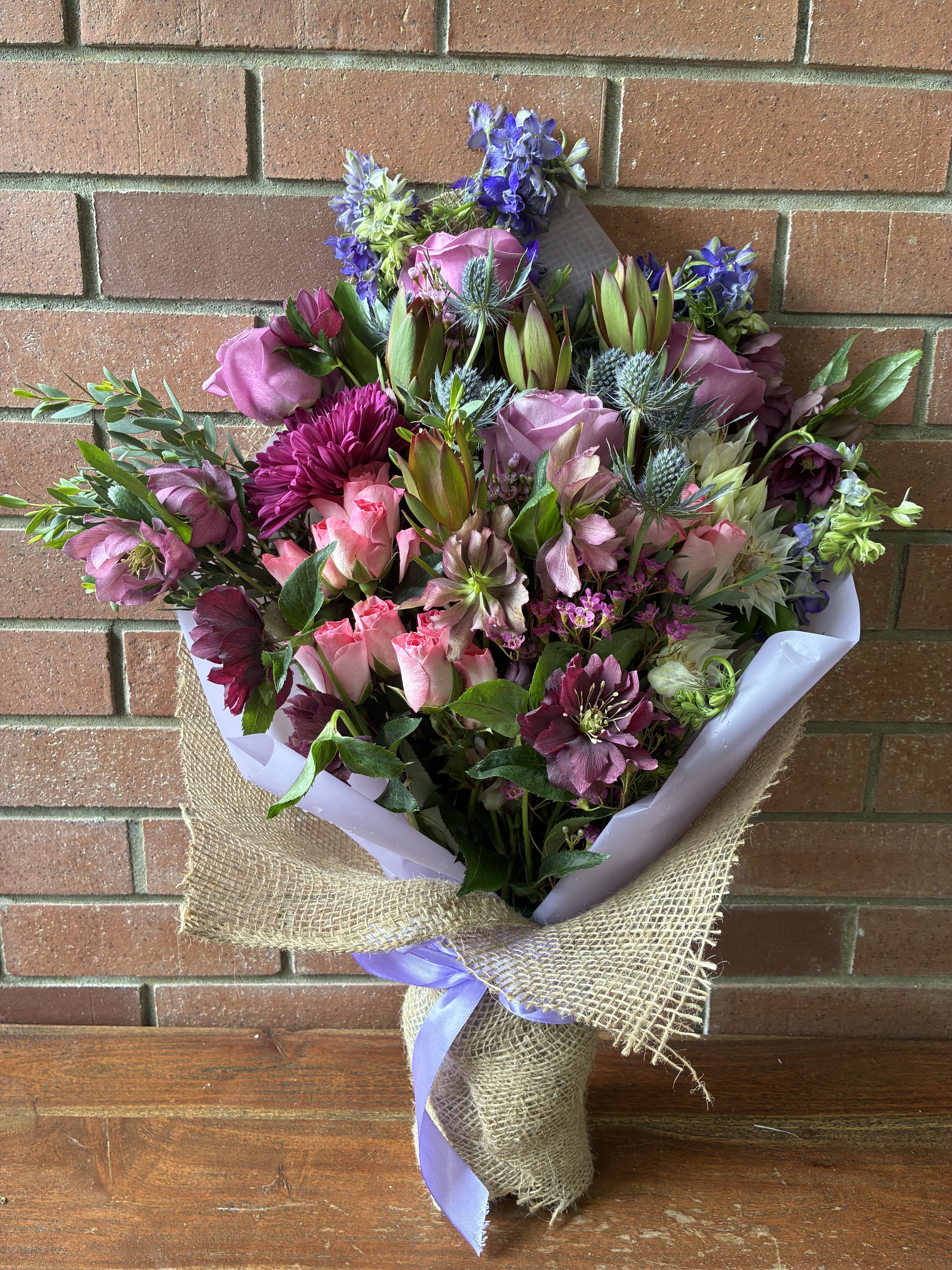 Lavender Wrapped Bouquet