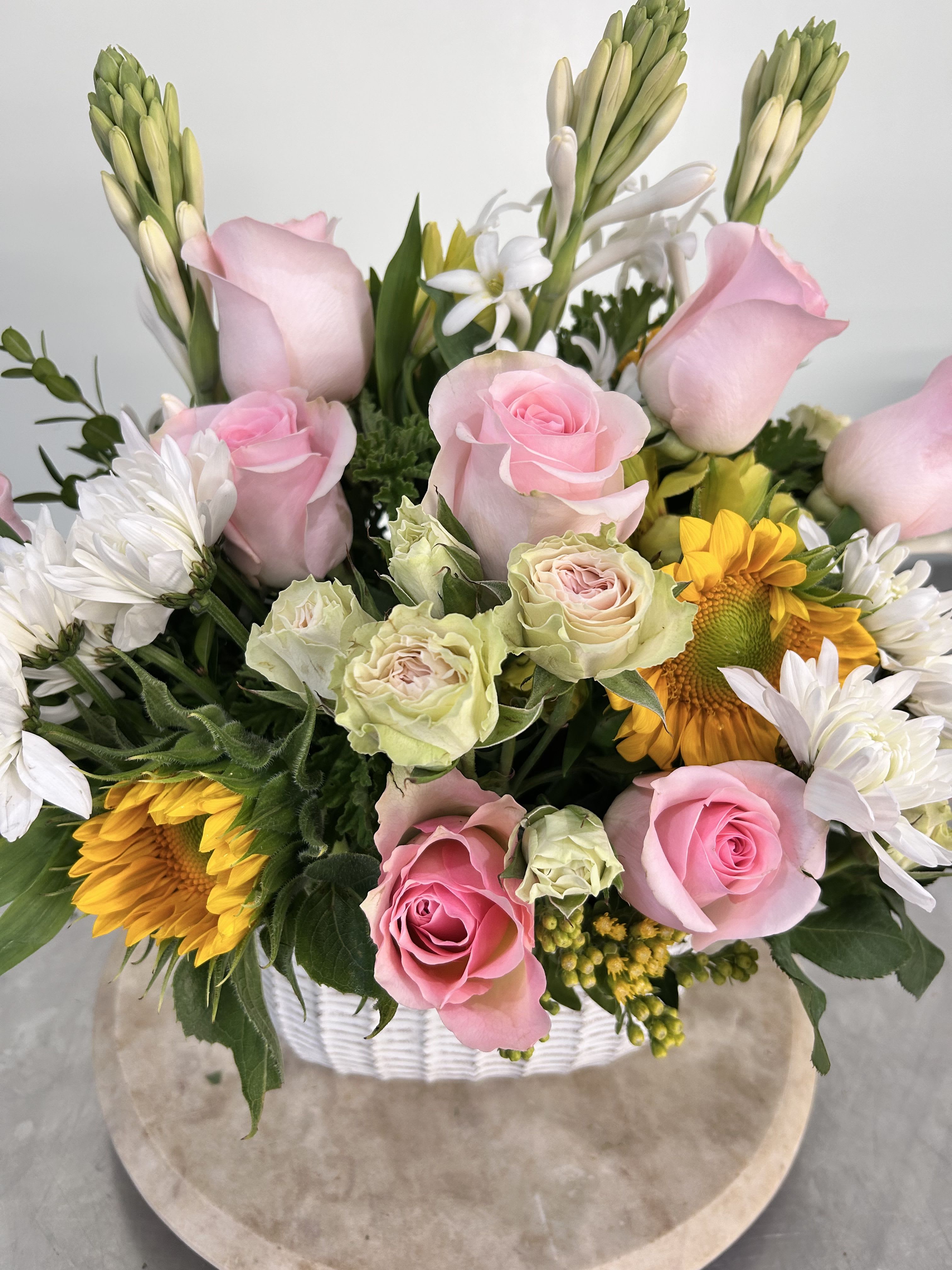 Oval Vase with Flowers  