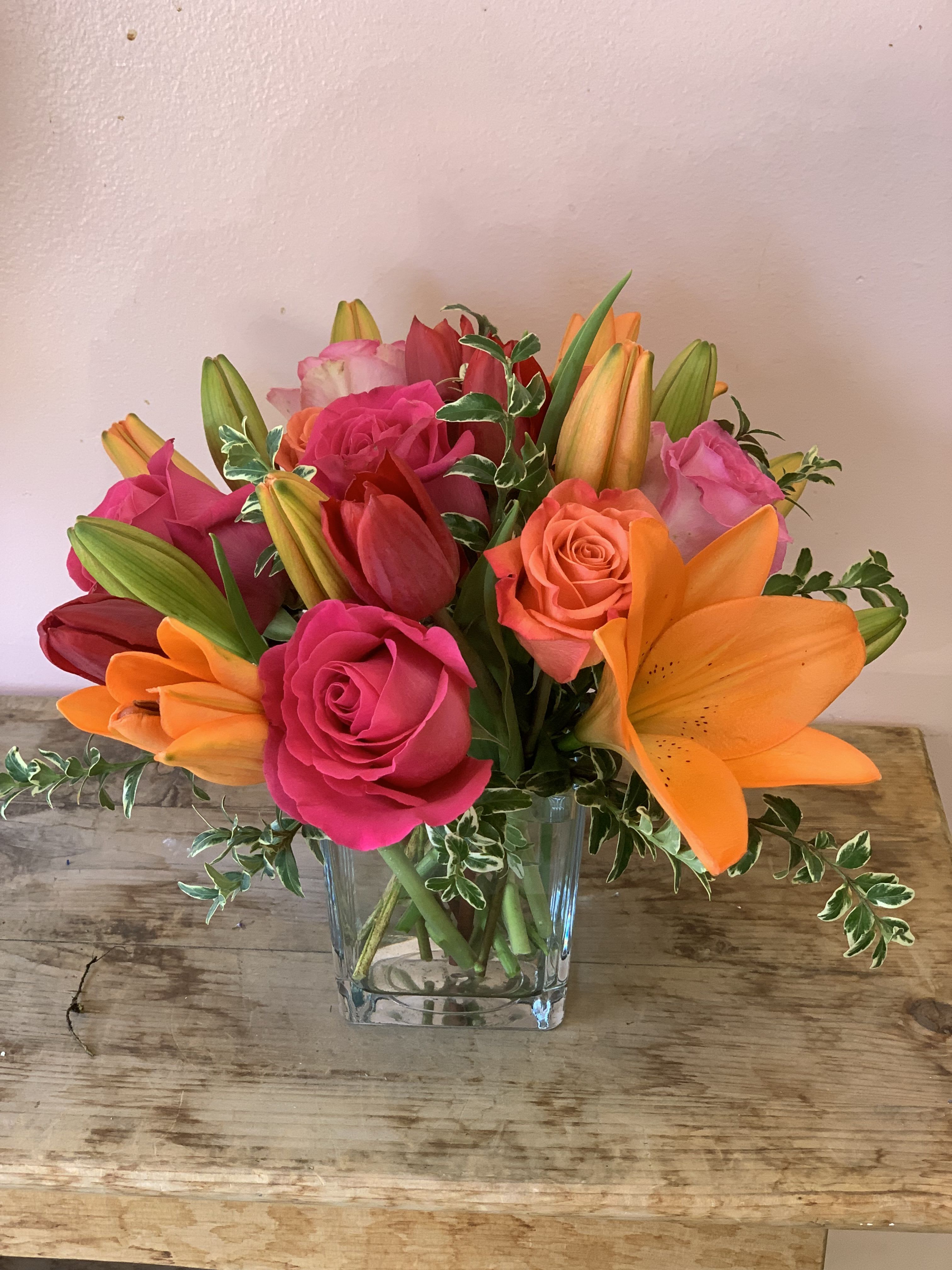 Precious Coral by Fillmore Florist | Contemporary Multi-Occasion Flower Delivery in San Francisco