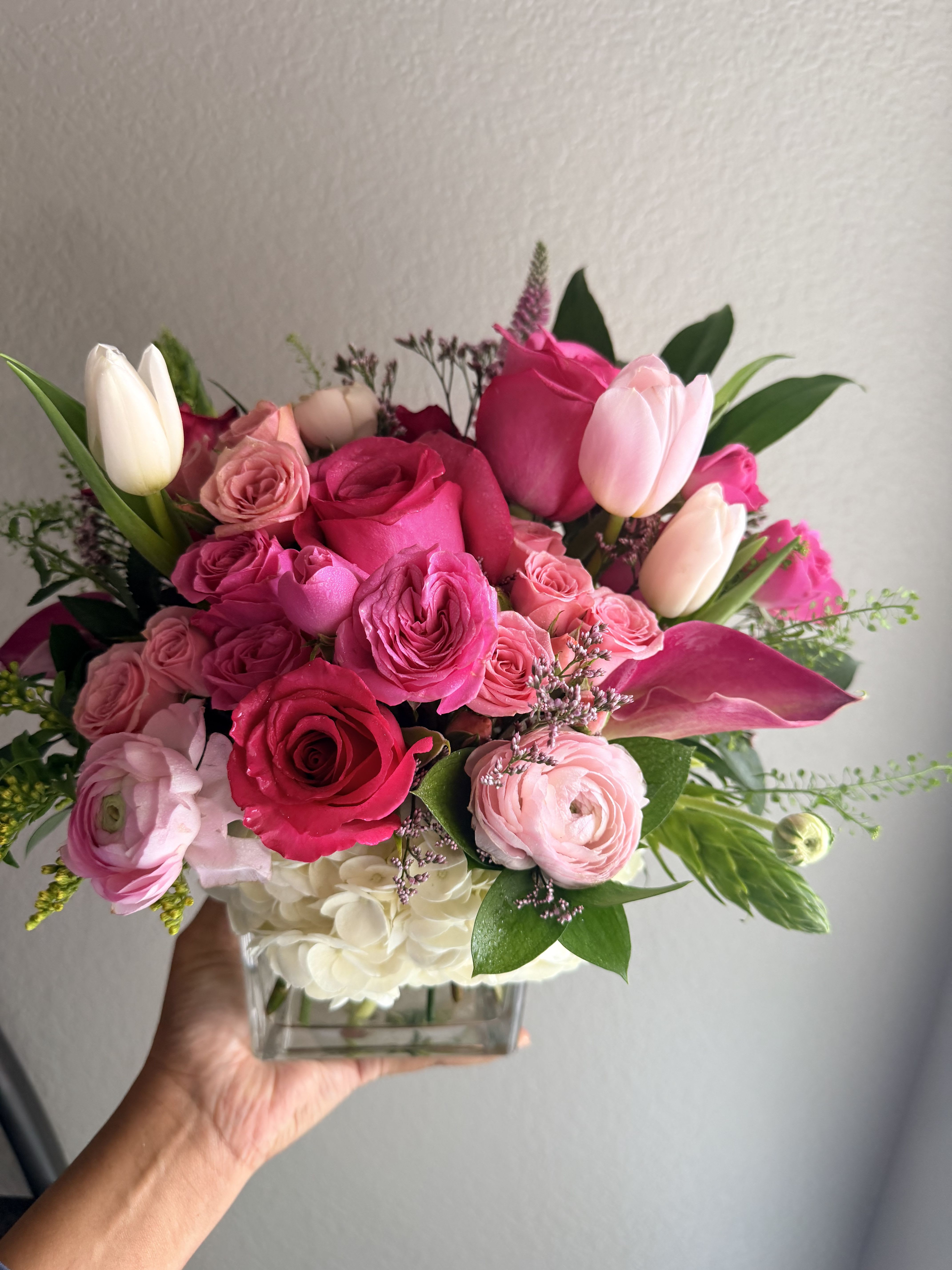 Pretty in Pink Garden | DFW Local Flower Delivery
