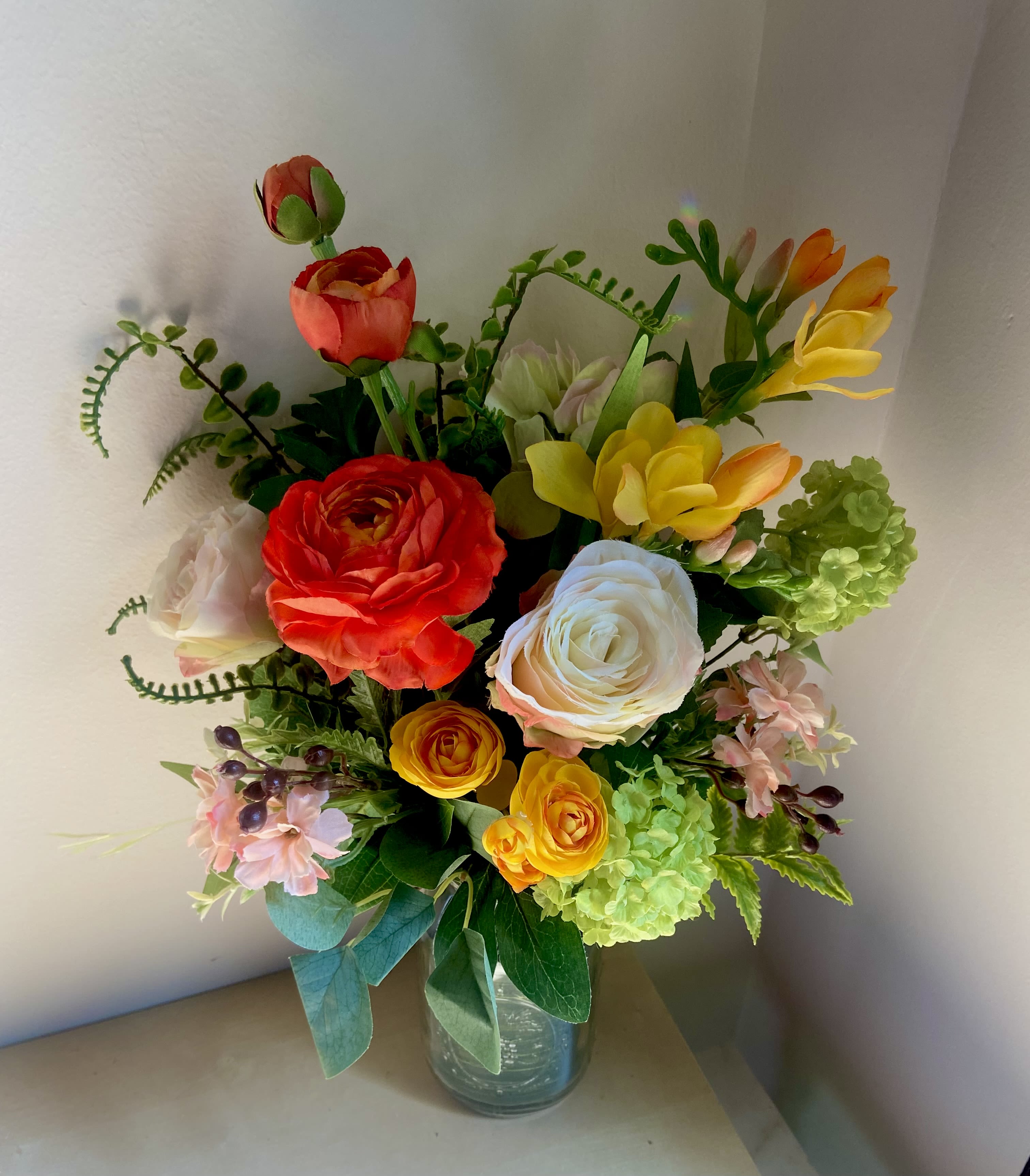 Just Because - Silk cut flower bouquet