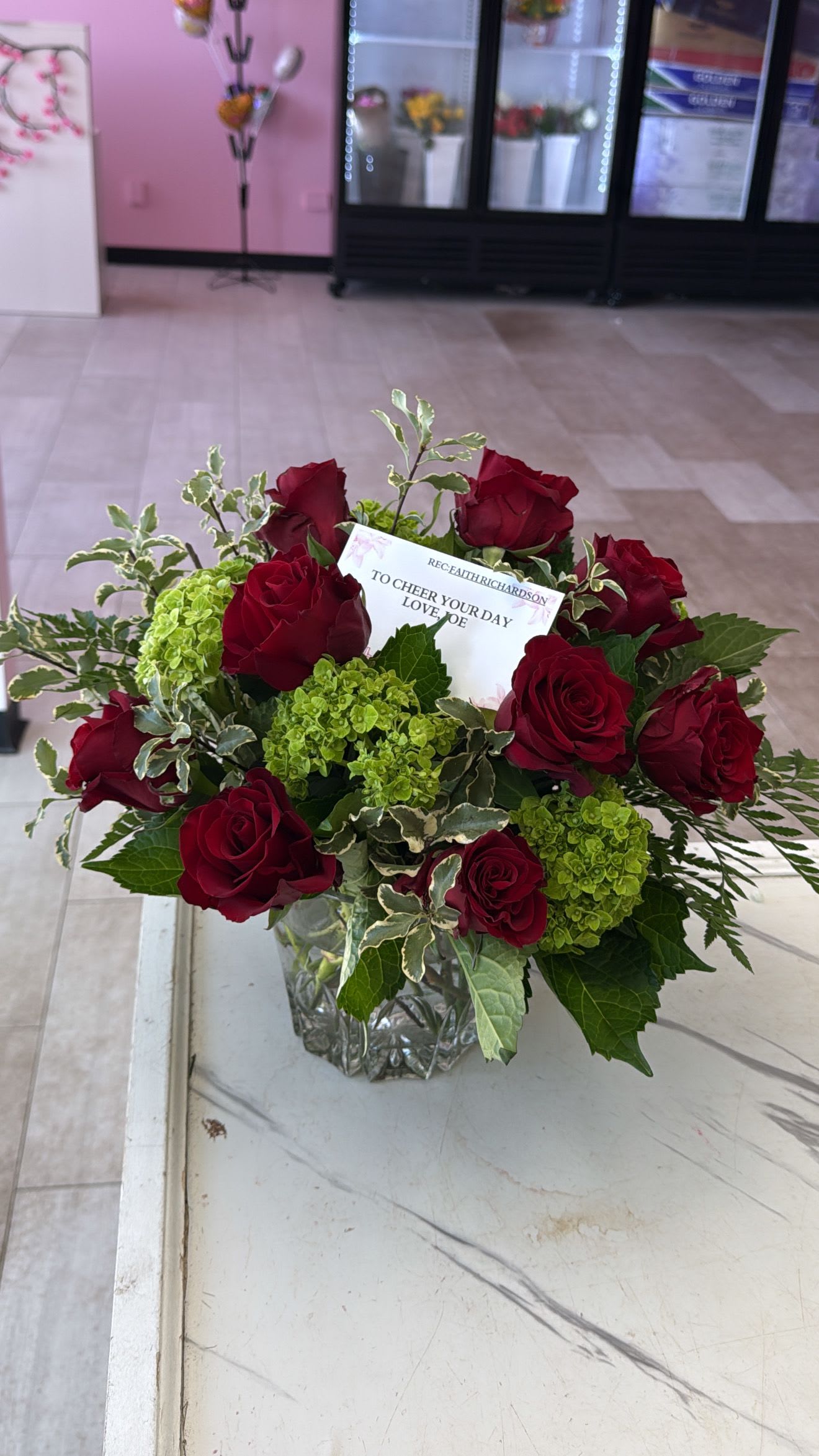 Rosey For You- Cube Arrangment 
