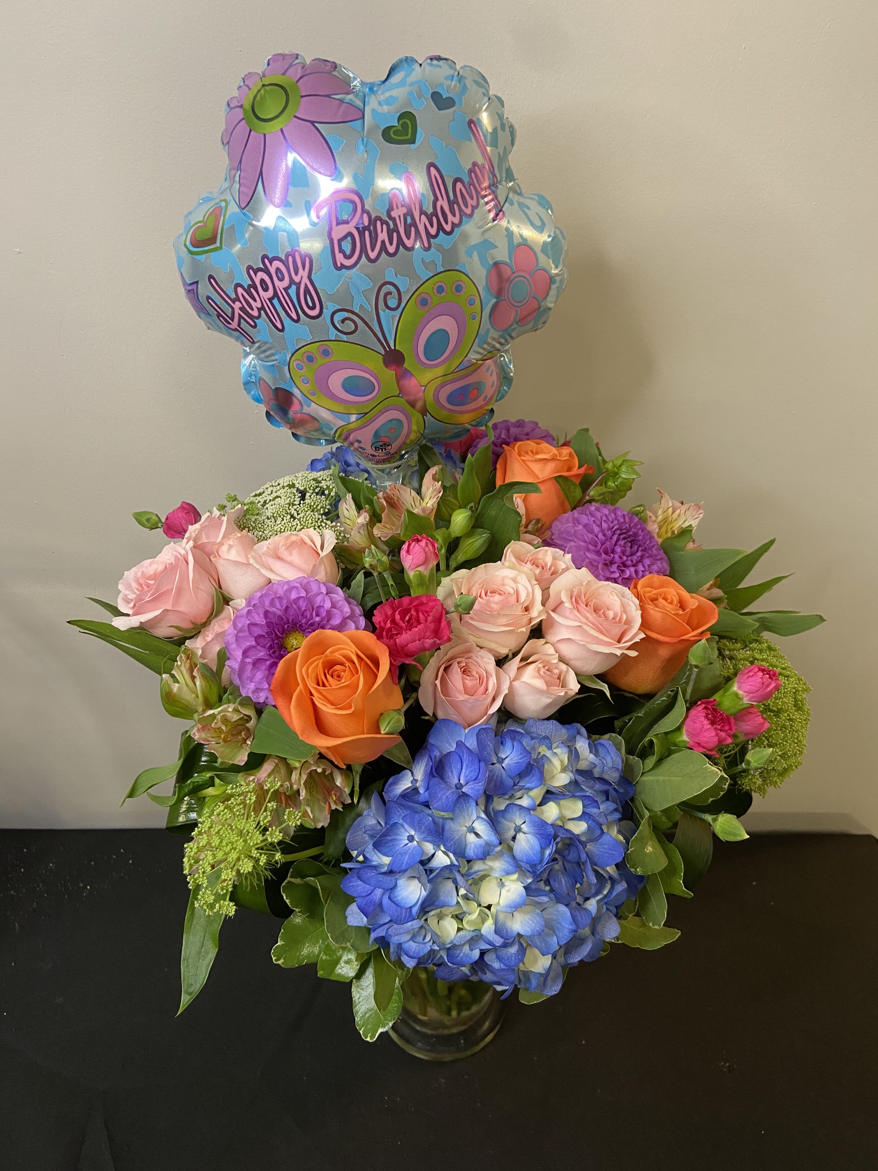 Vibrant & Bold Vase Arrangement Designer's Choice by Chasing Petals