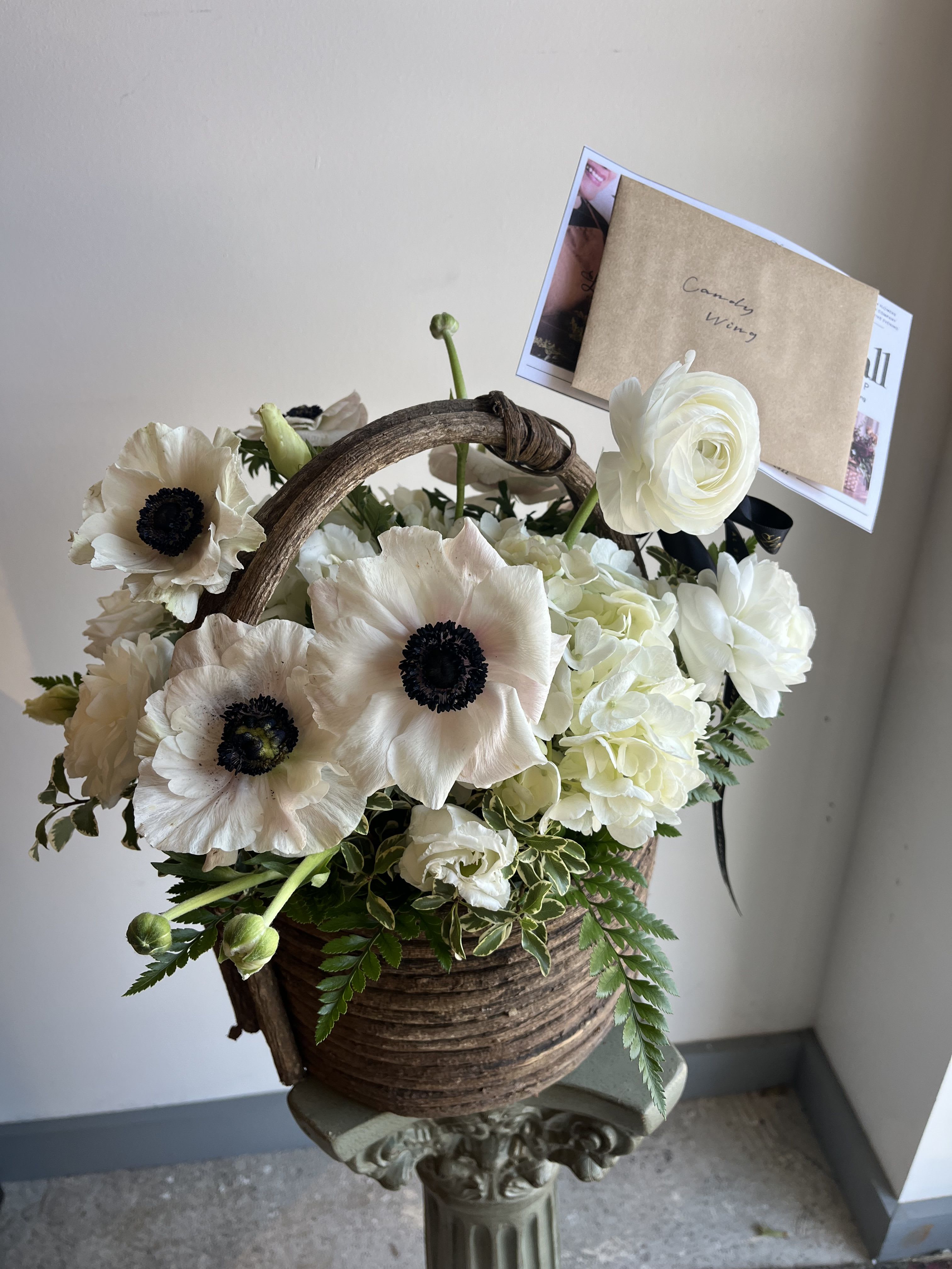 Audrey Basket -- Custom Floral Basket