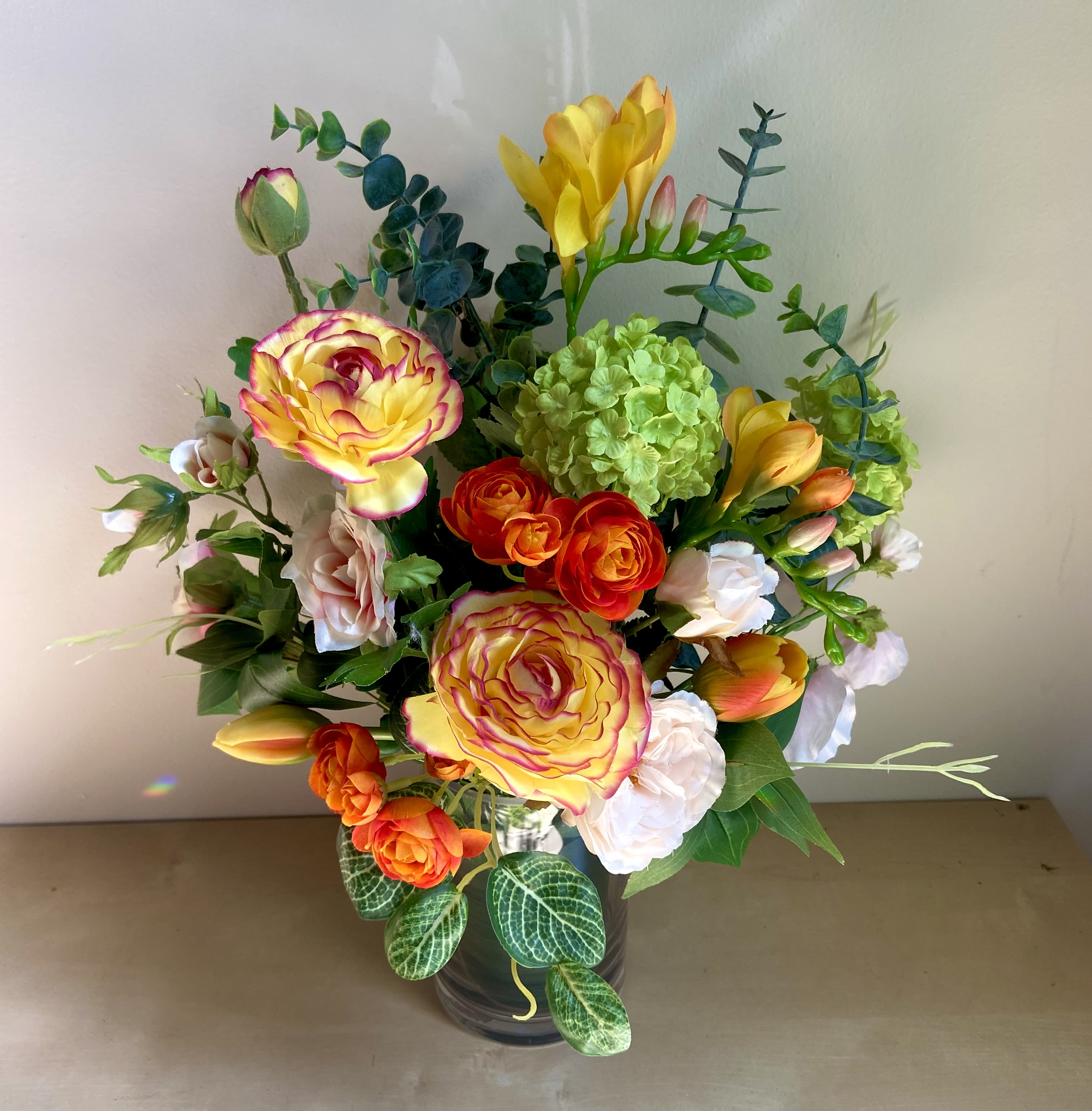 Just Because - Silk cut flower bouquet