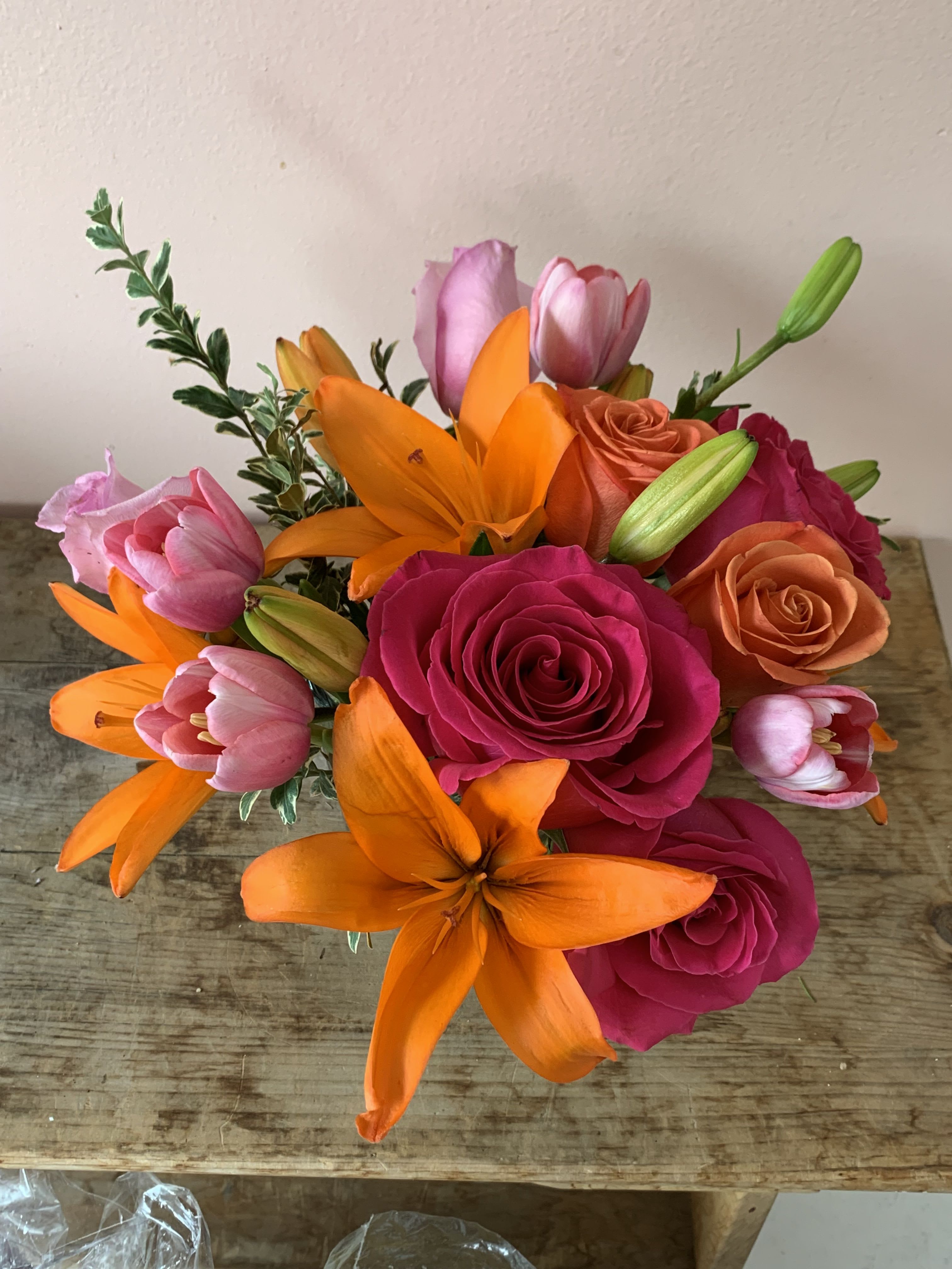 Precious Coral by Fillmore Florist | Contemporary Multi-Occasion Flower Delivery in San Francisco