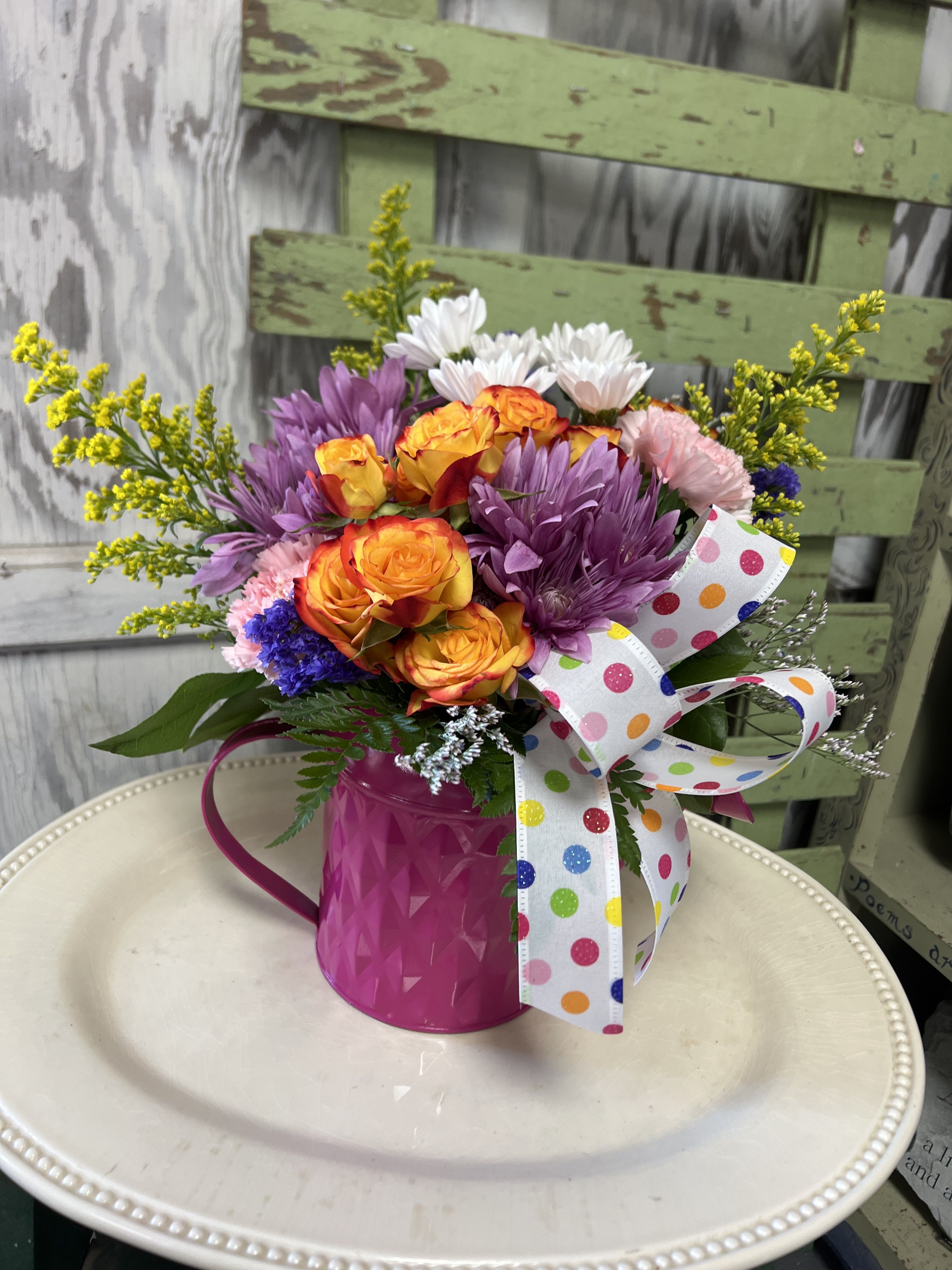 Watering Can Bouquet