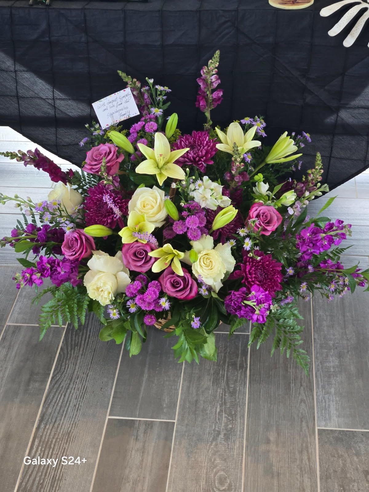 Deepest Condolences in Pnk/Purp (Basket) 