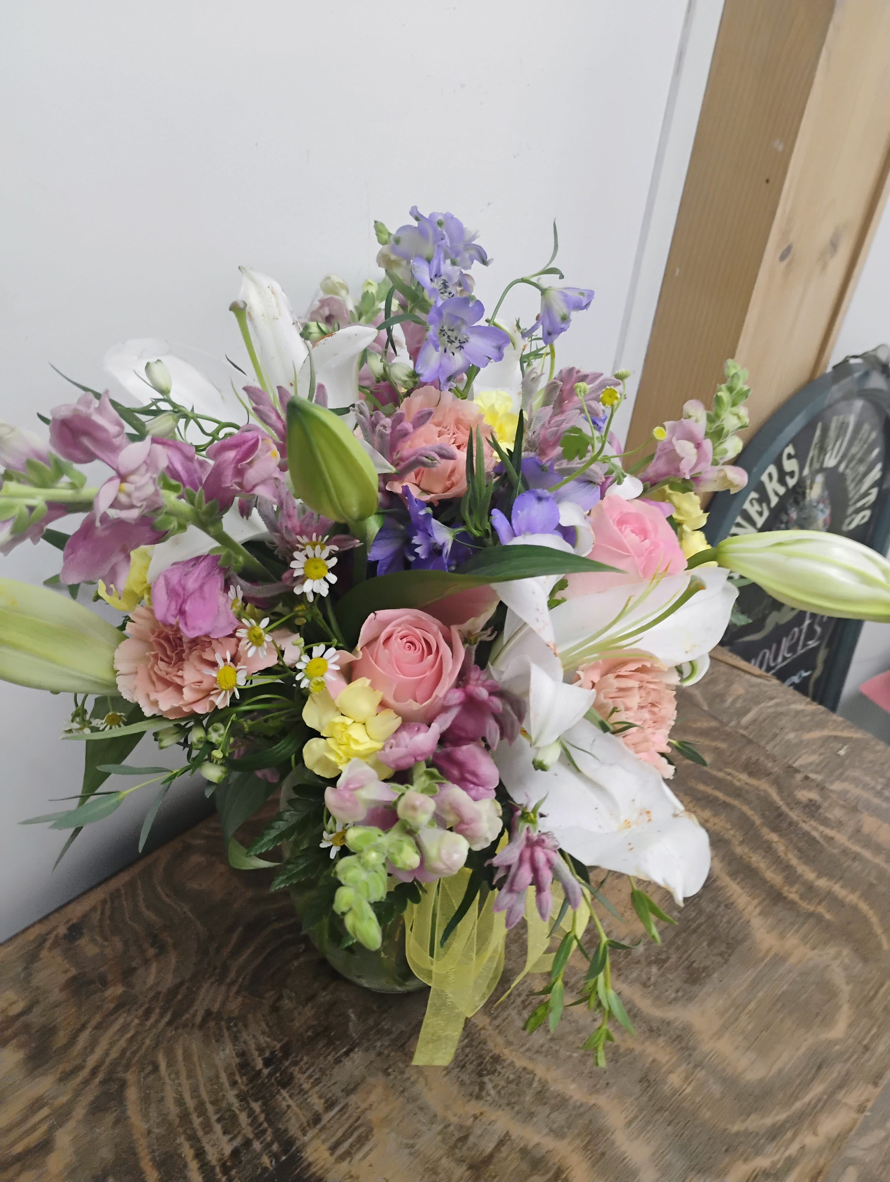 Gentle Hues Vase Arrangement