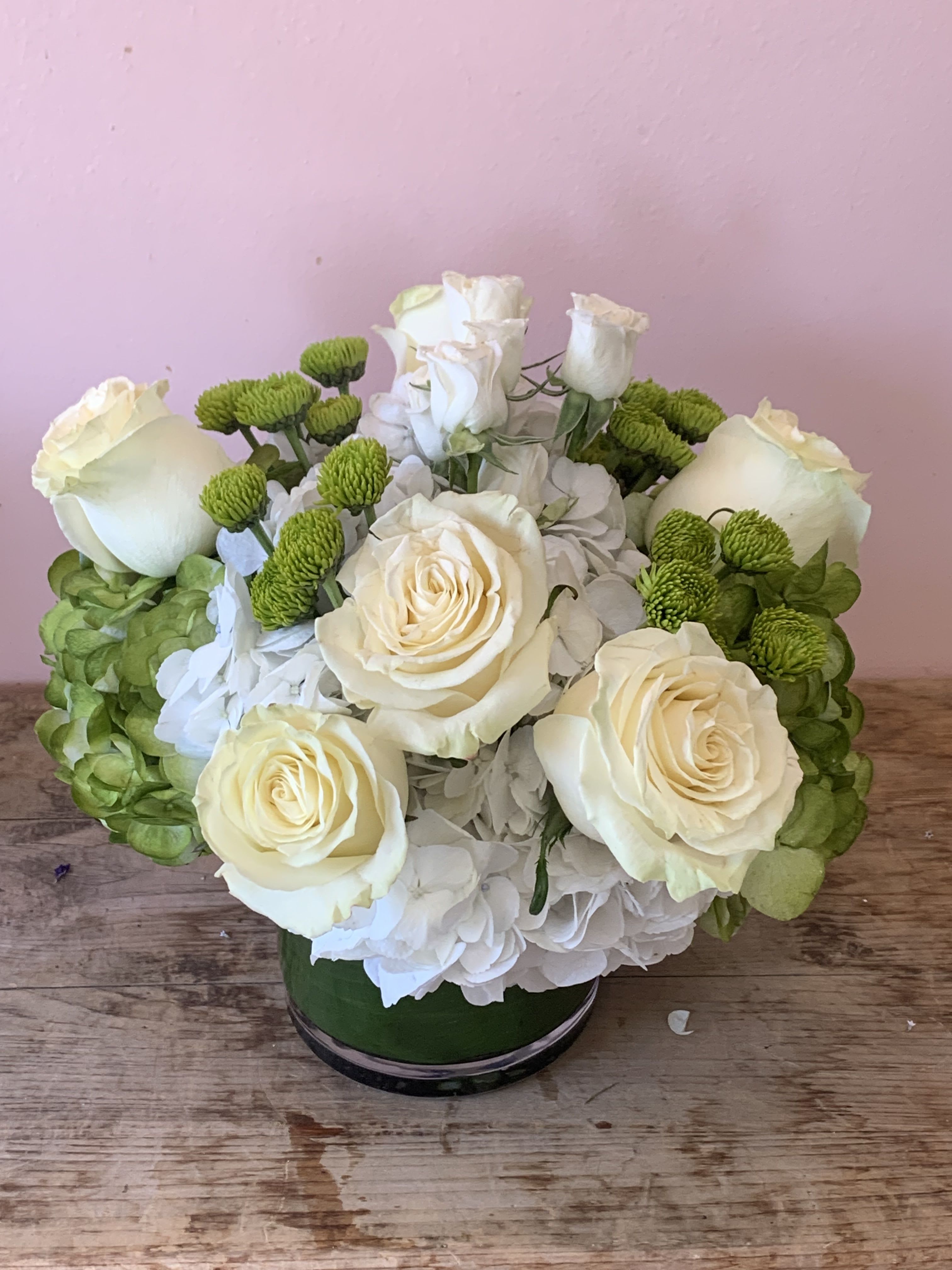 White Rose & Hydrangea Garden | 360° Luxury Flower Delivery in San Francisco