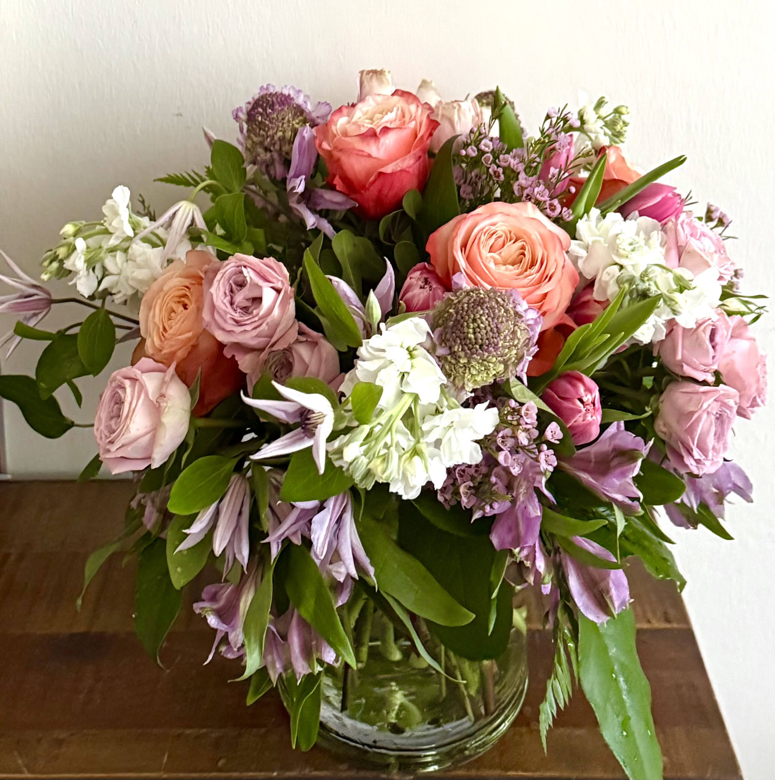 Apricot Sunset Arrangement