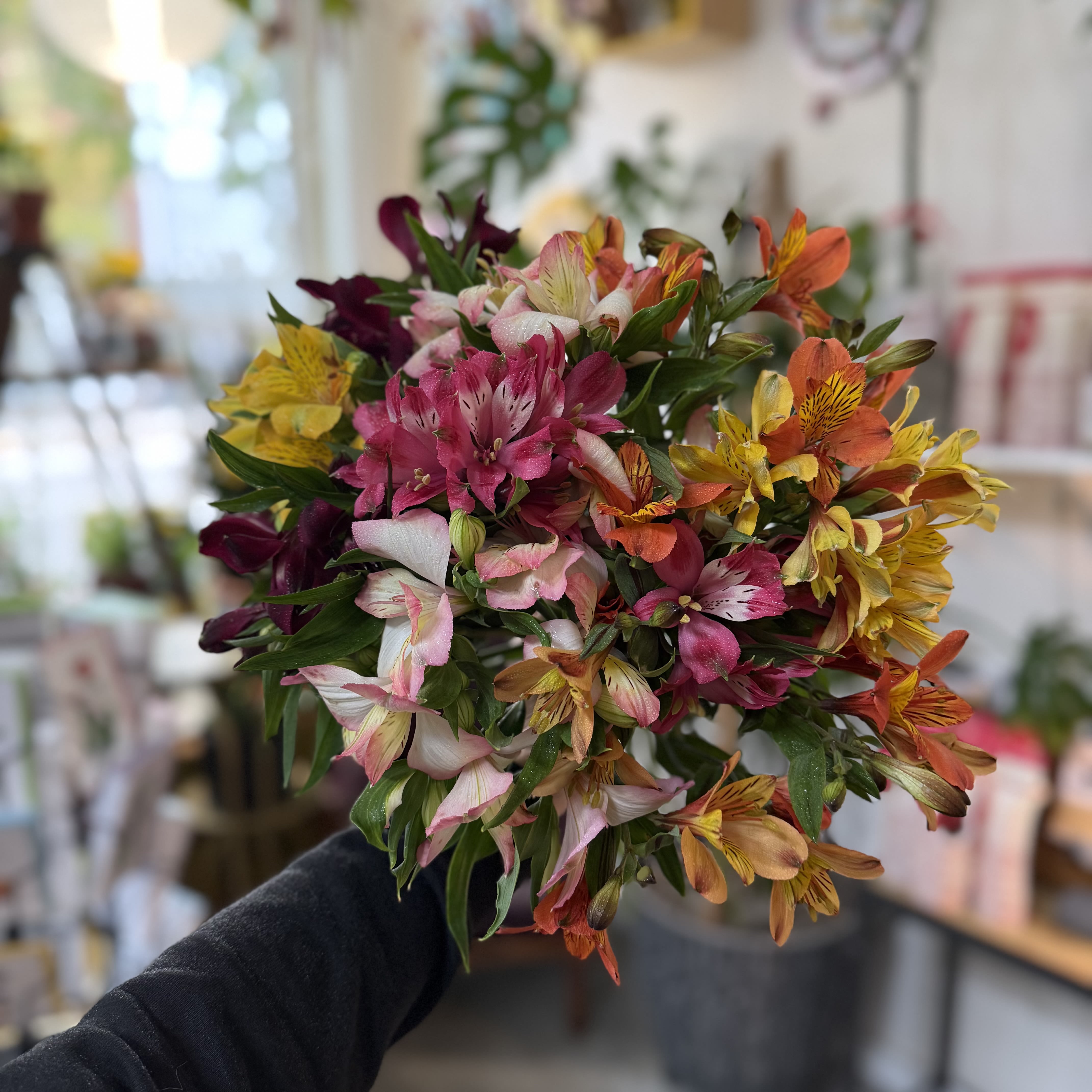 Rainbows and Sunshine Wrapped Bouquet