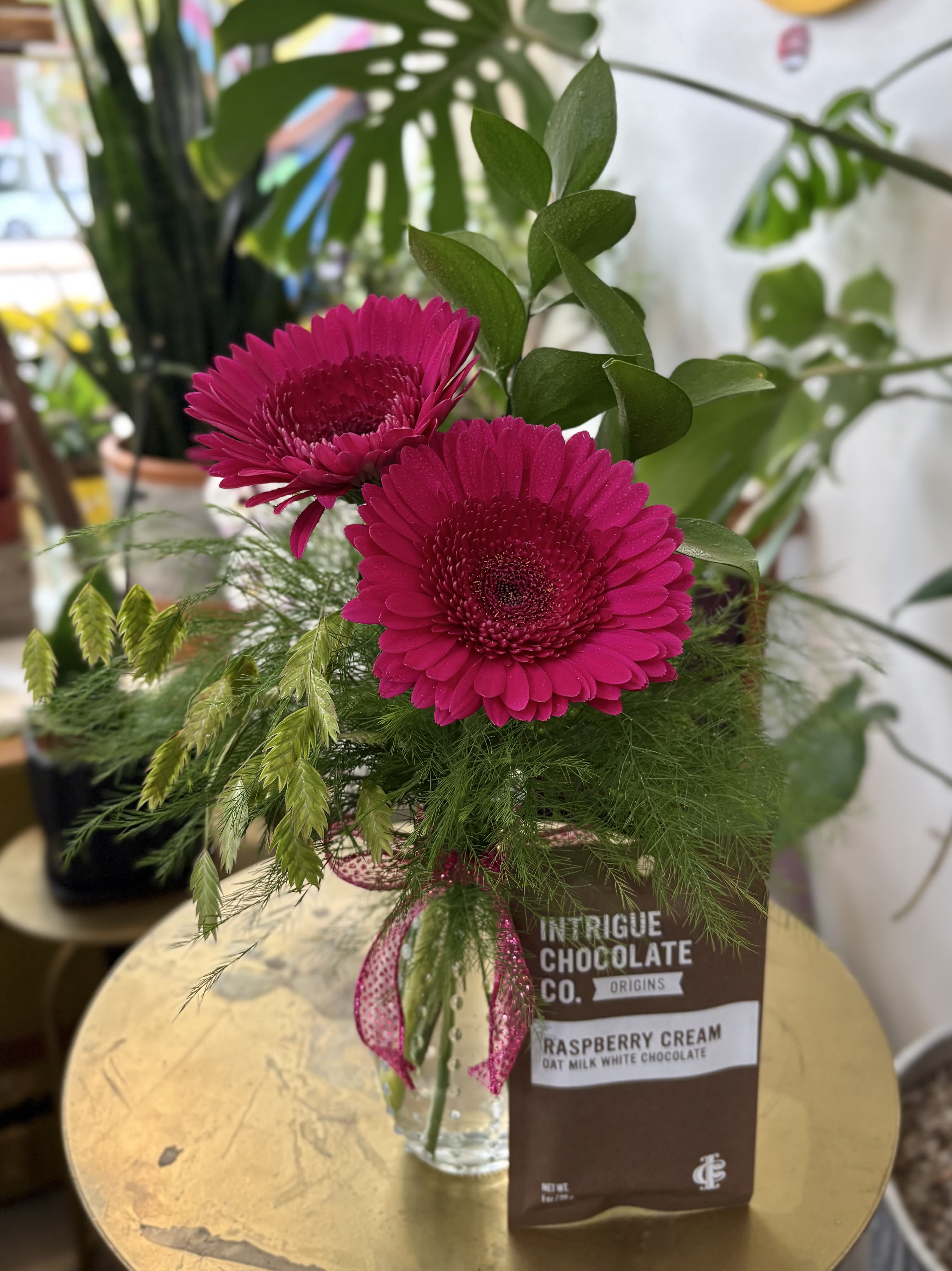 Pretty Pick Me Up-- Gerbera Daisies