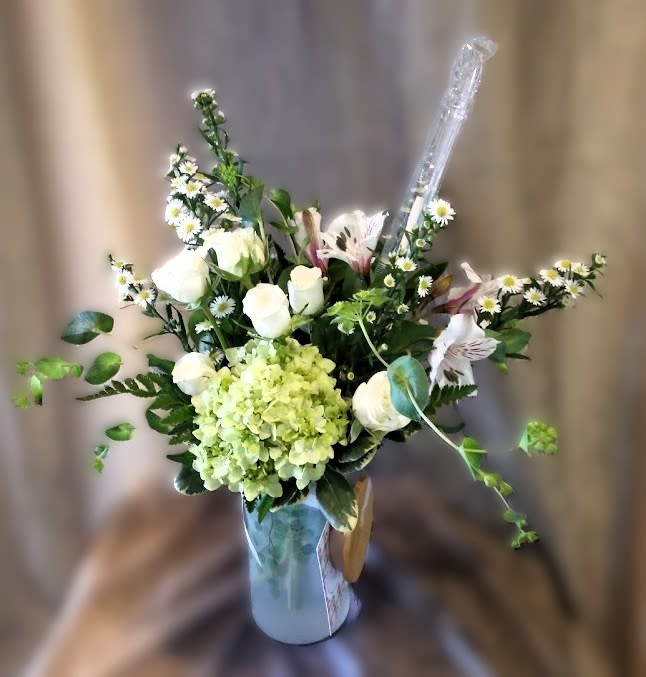 Dainty Drinking Glass ~ Flower A Day