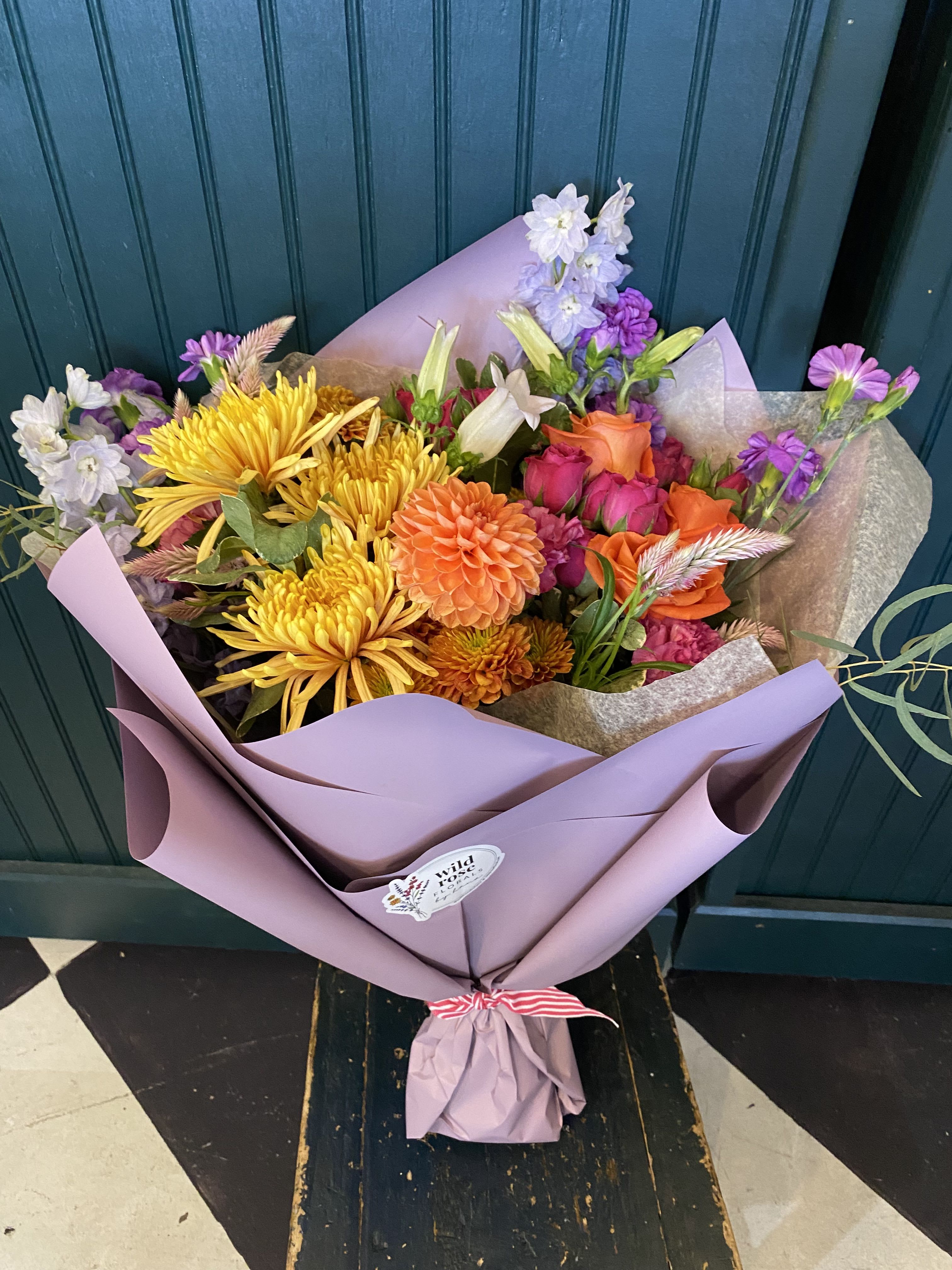 Thinking of you / Wrapped bouquet ( design of the day)