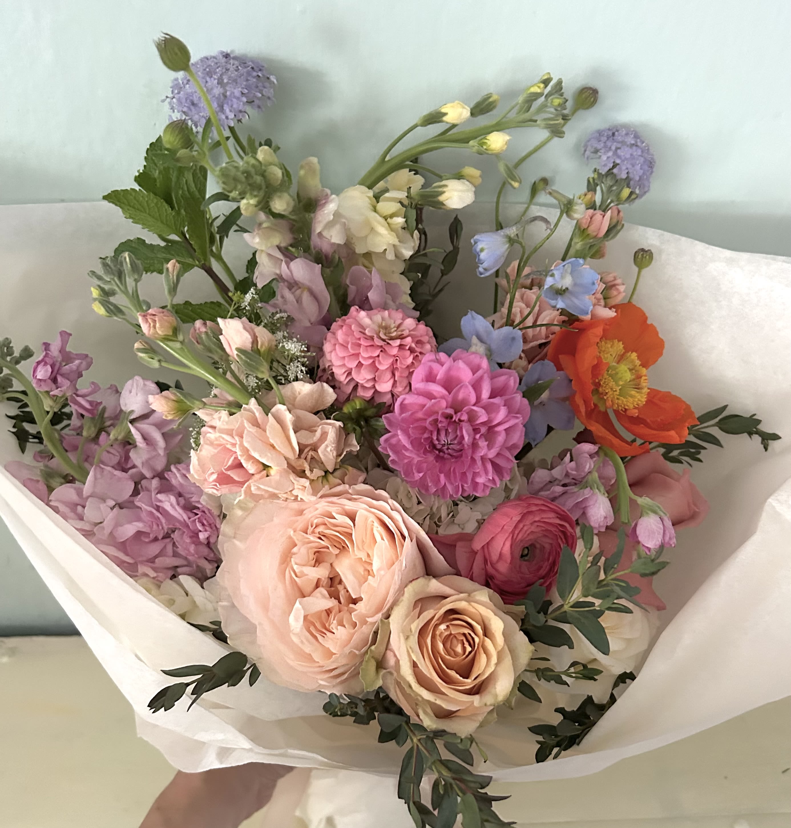 Ariel pastel bouquet