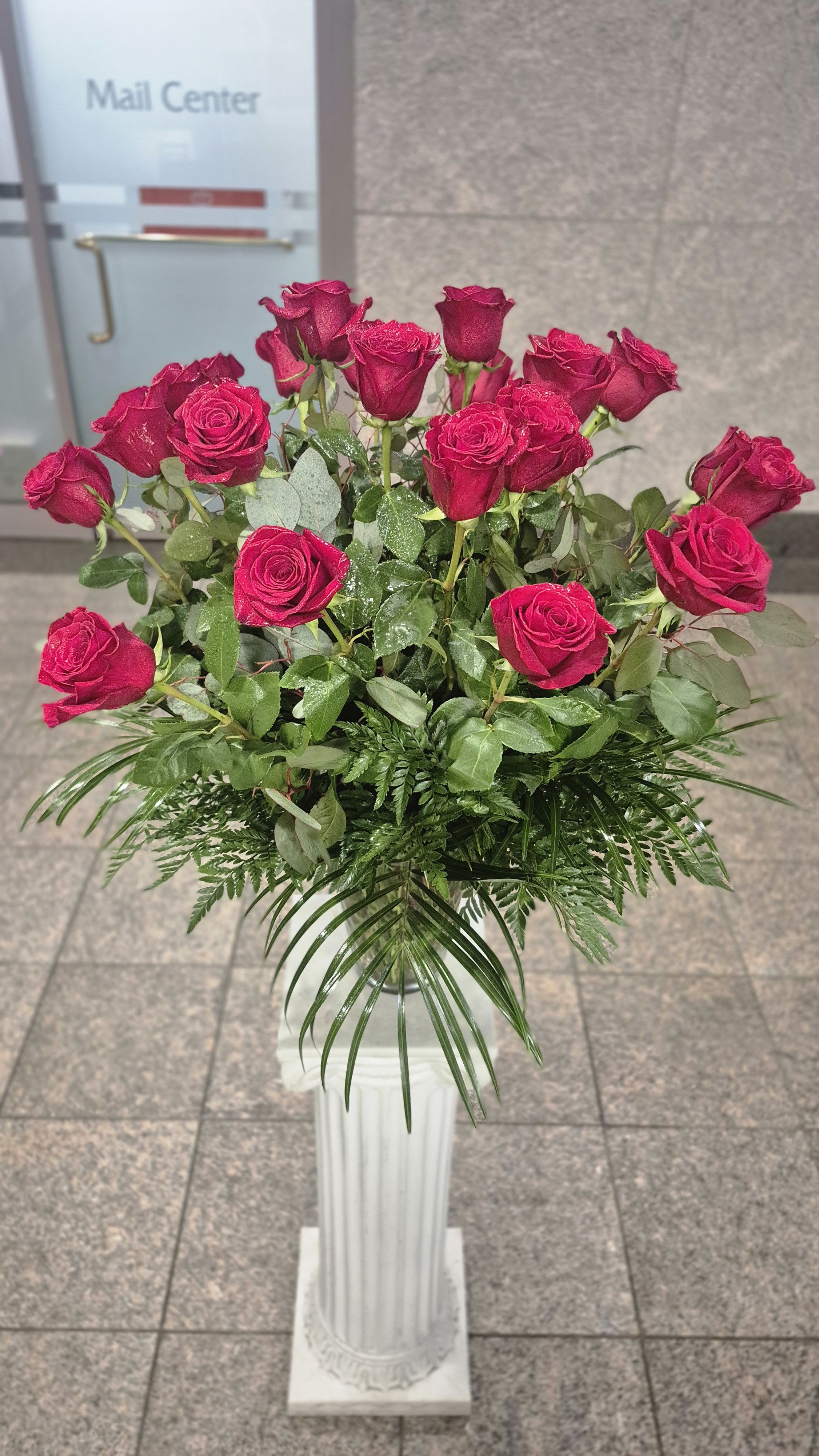 Two Dozen Long Stemmed Premium Roses 