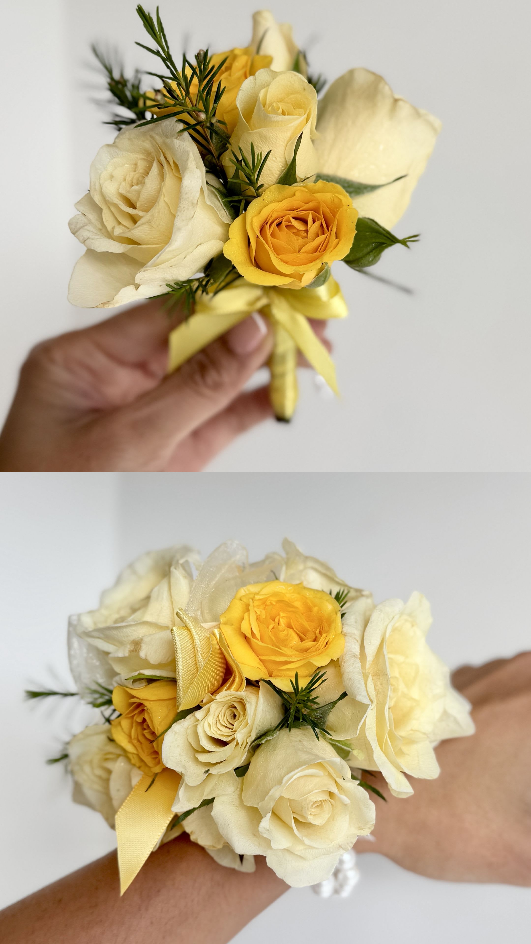 Corsage and Boutonniere Set
