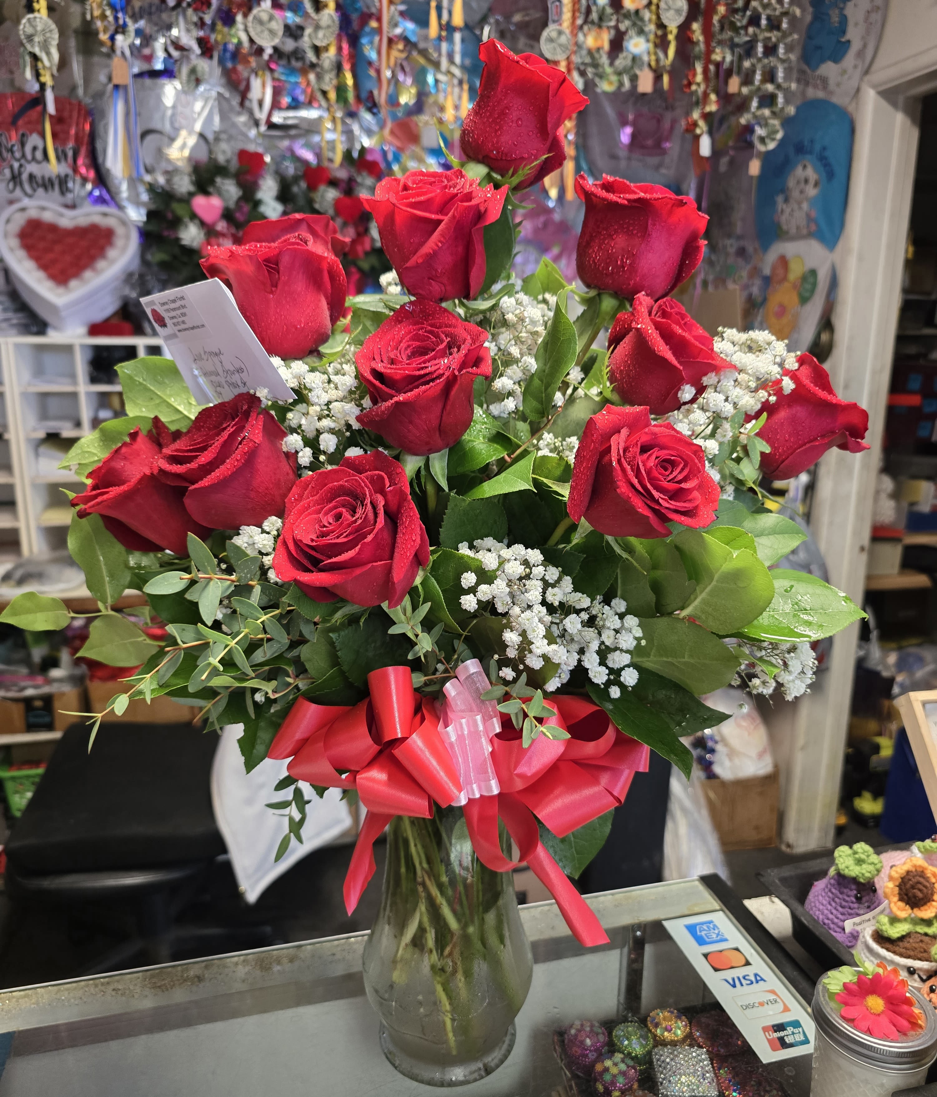 Dozen Long Stem Red Roses