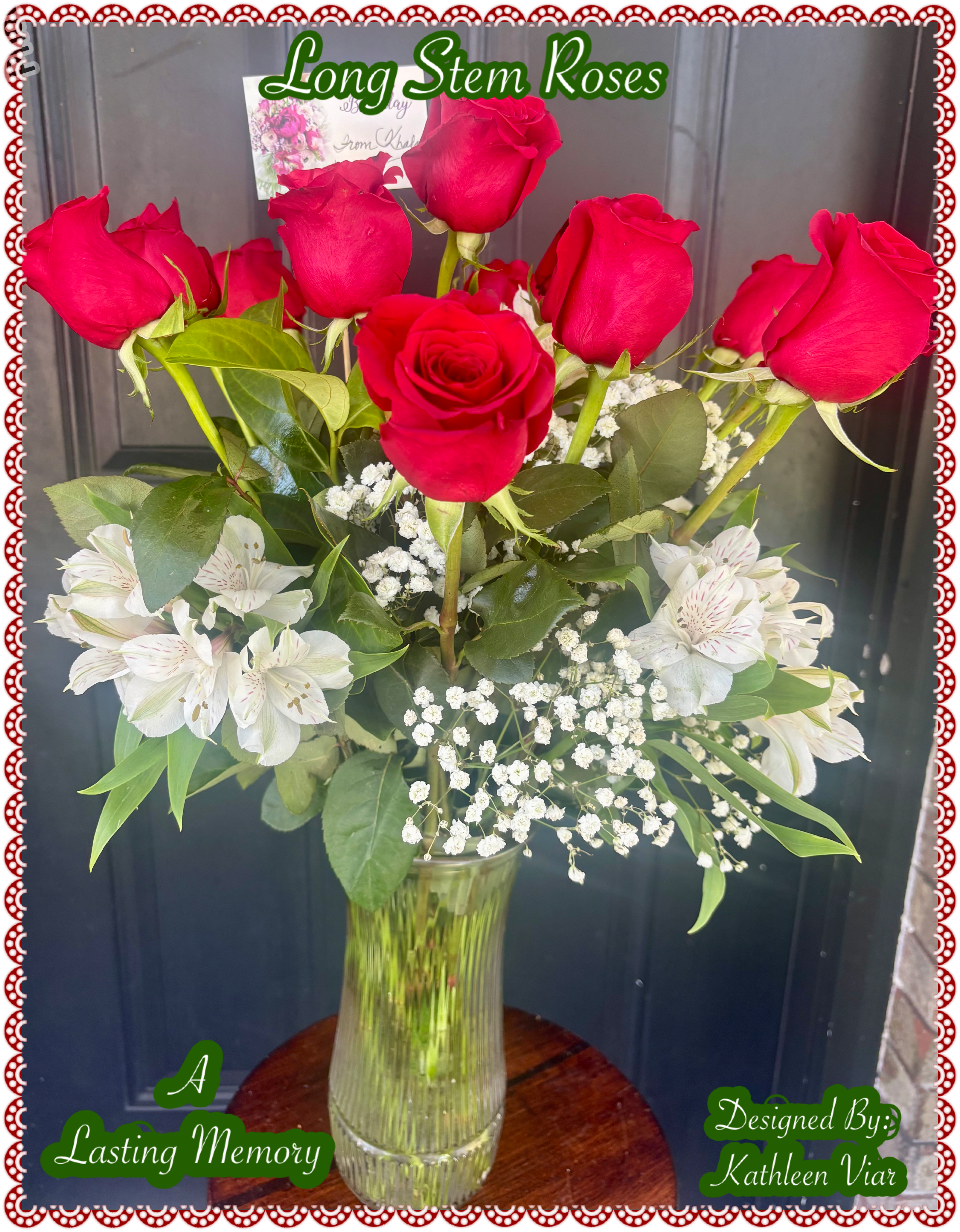 Dozen Long Stemmed Red Roses by BloomNation™