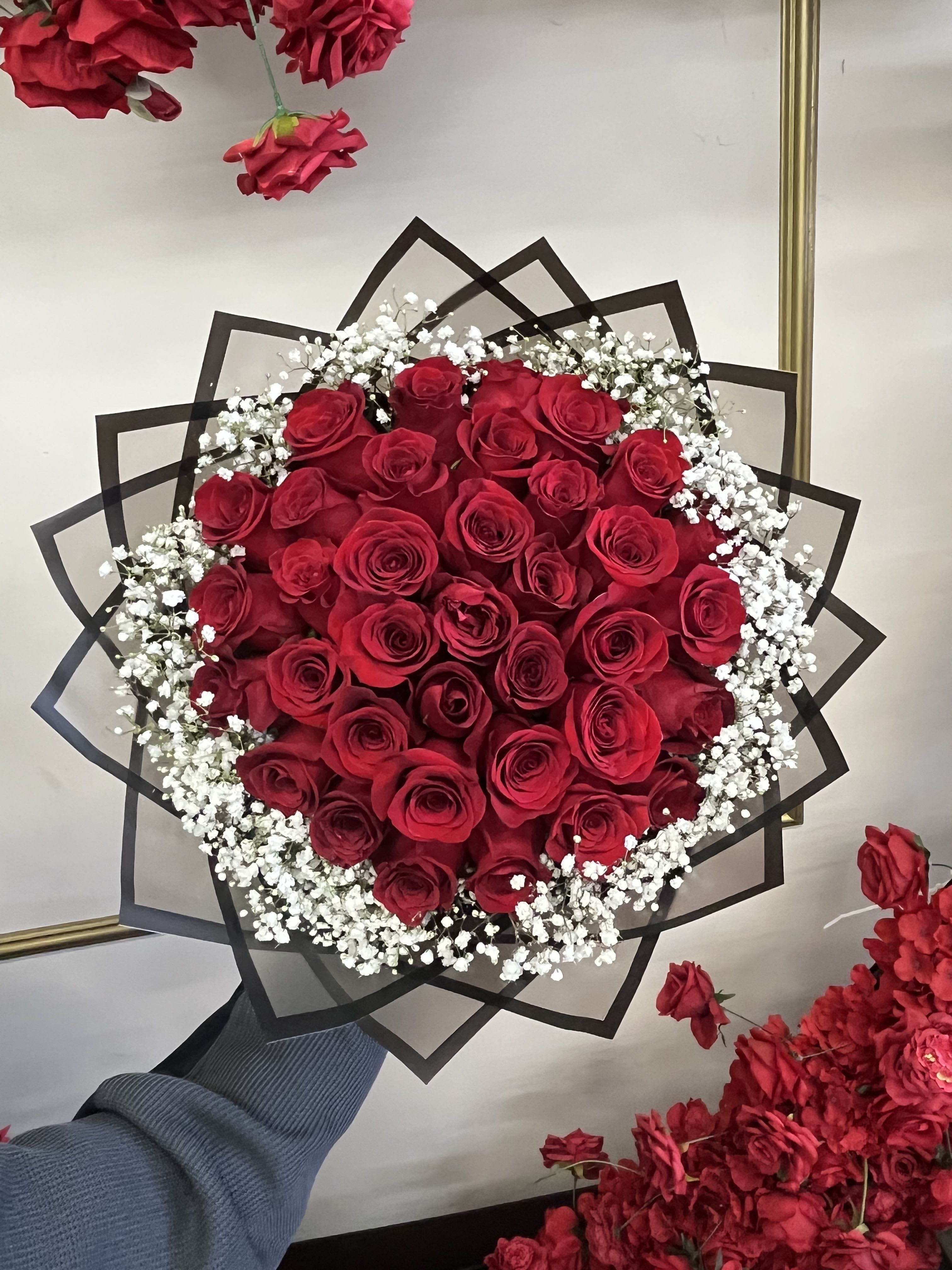 Rose Baby Breath Rim