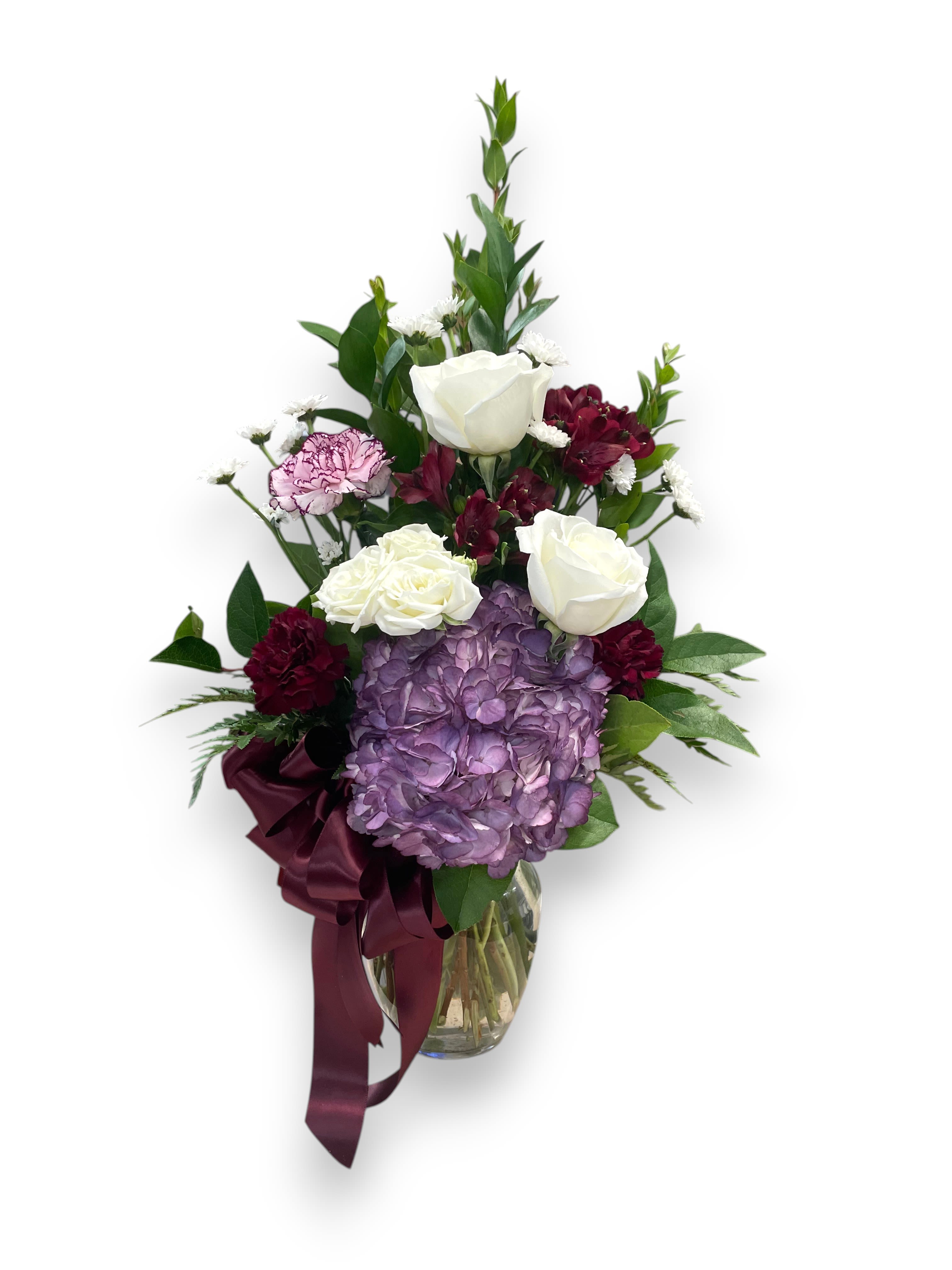 Violet and Crimson Vased