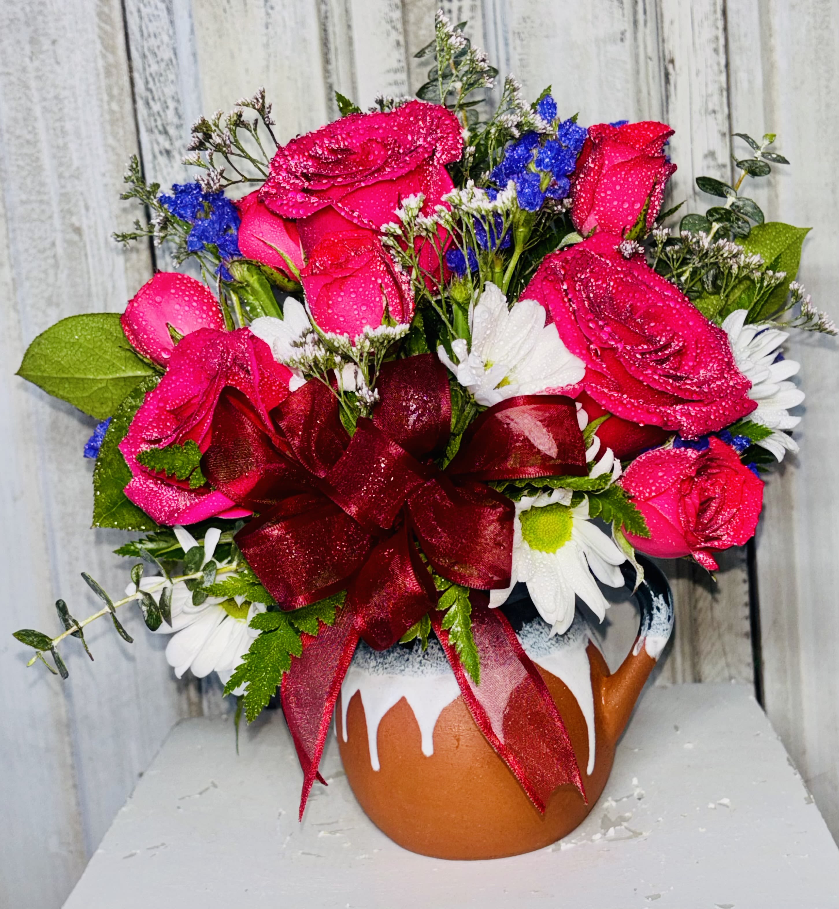 Cup of flowers