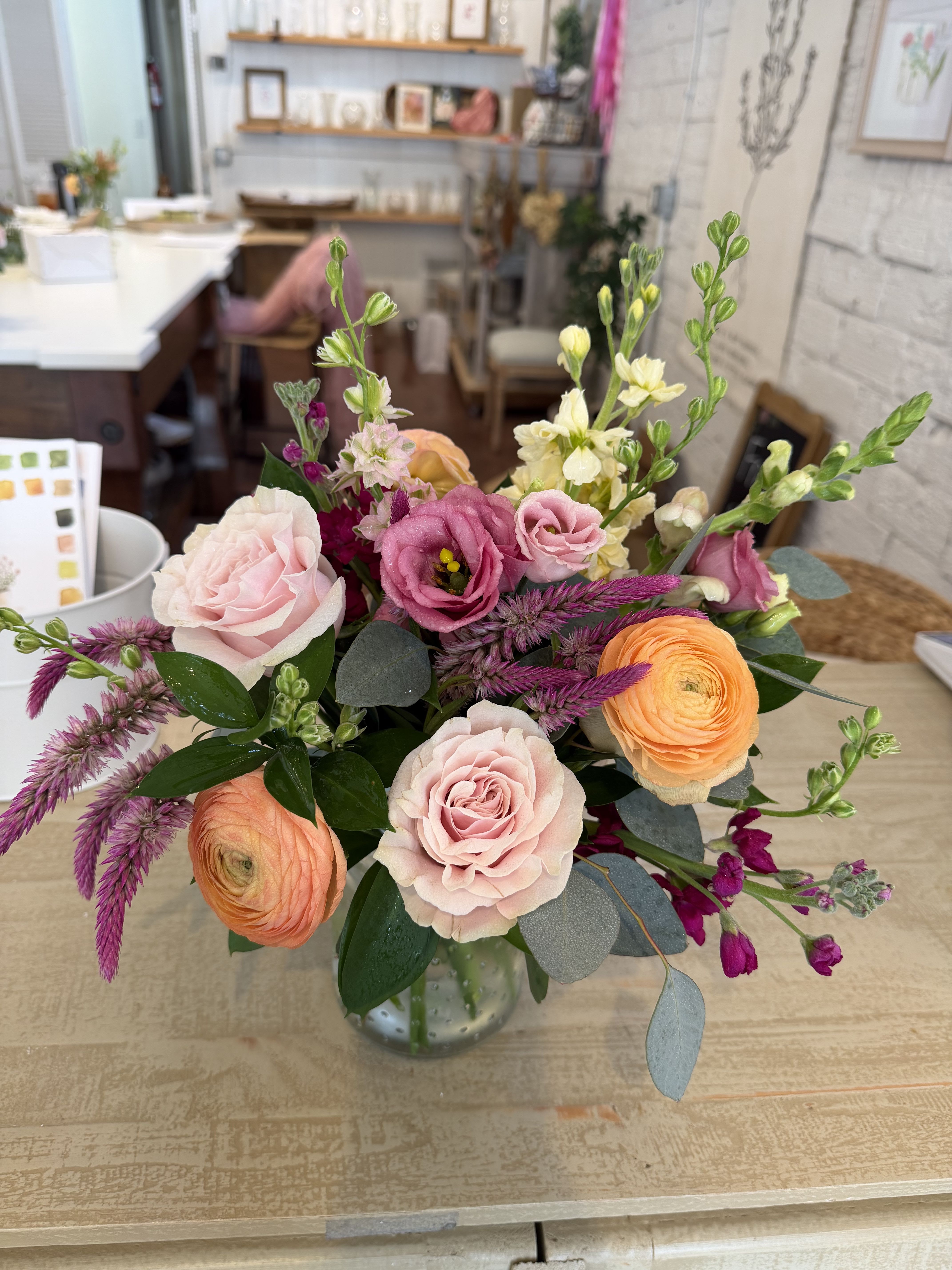 Designers choice bright arrangement 