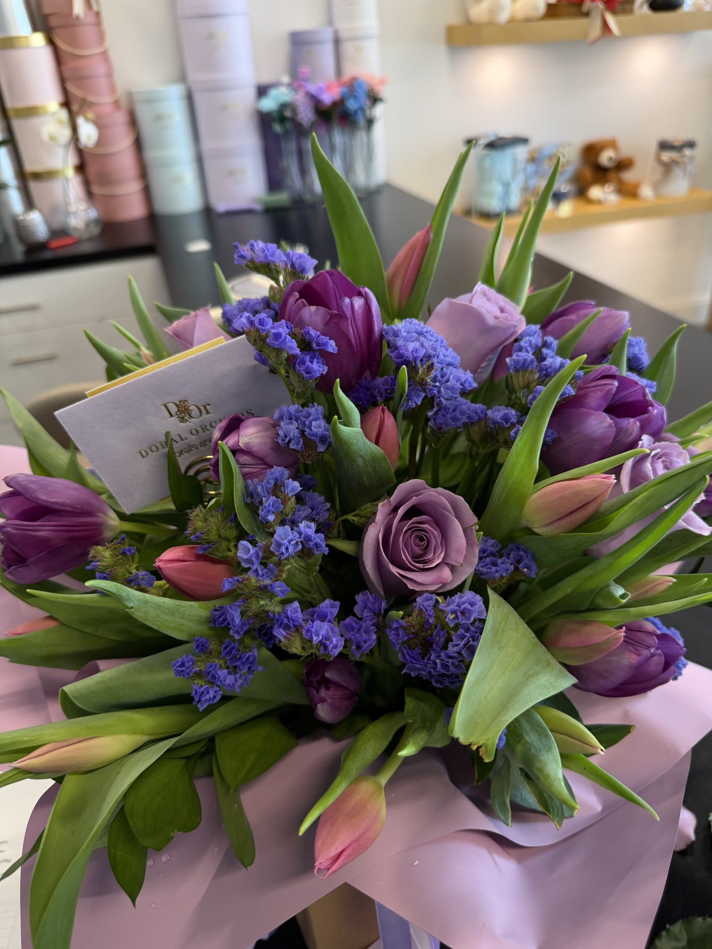 Tulips in a box - Lavender Dreams ™