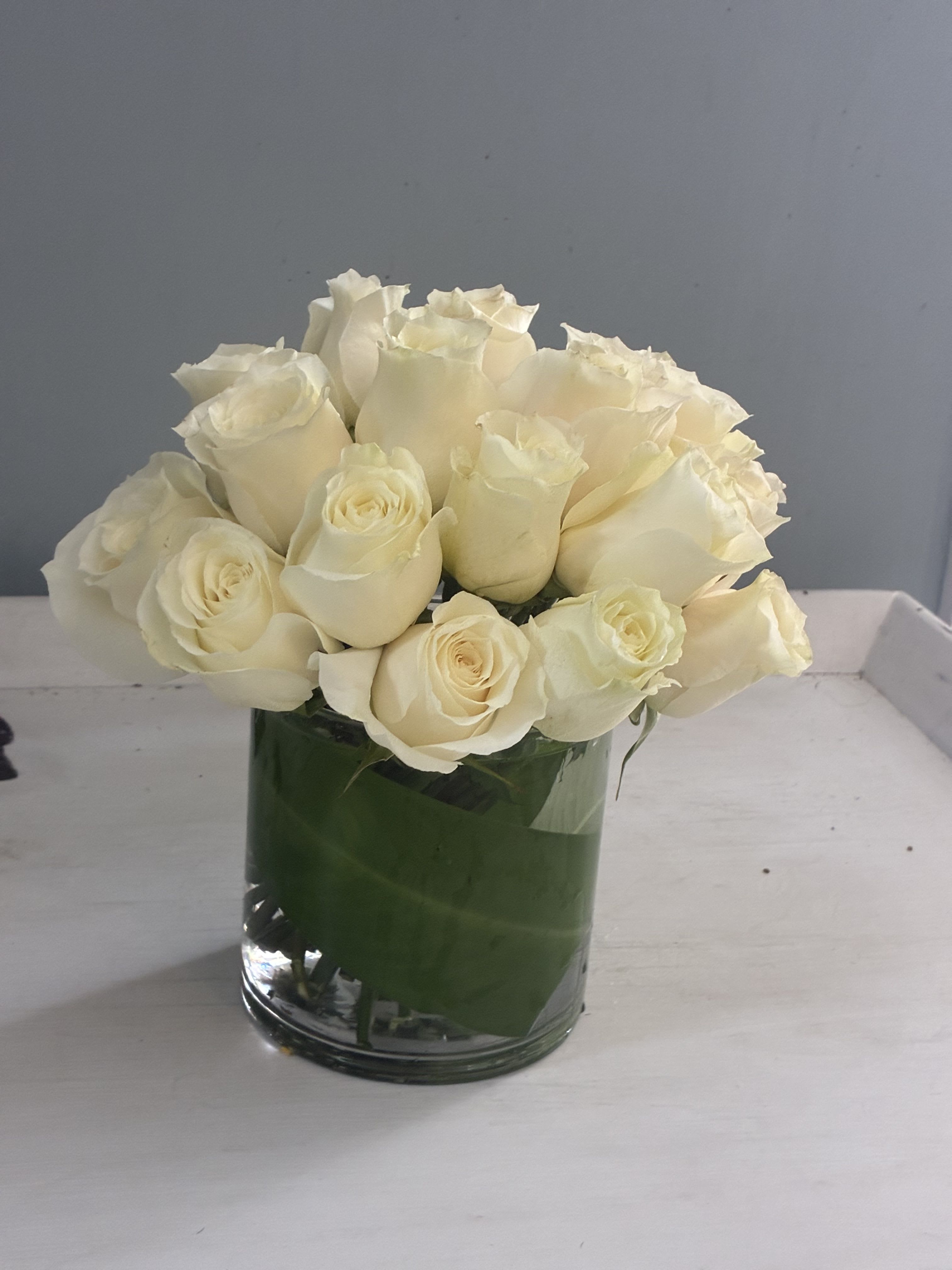 Two Dozen White Roses by BloomNation™