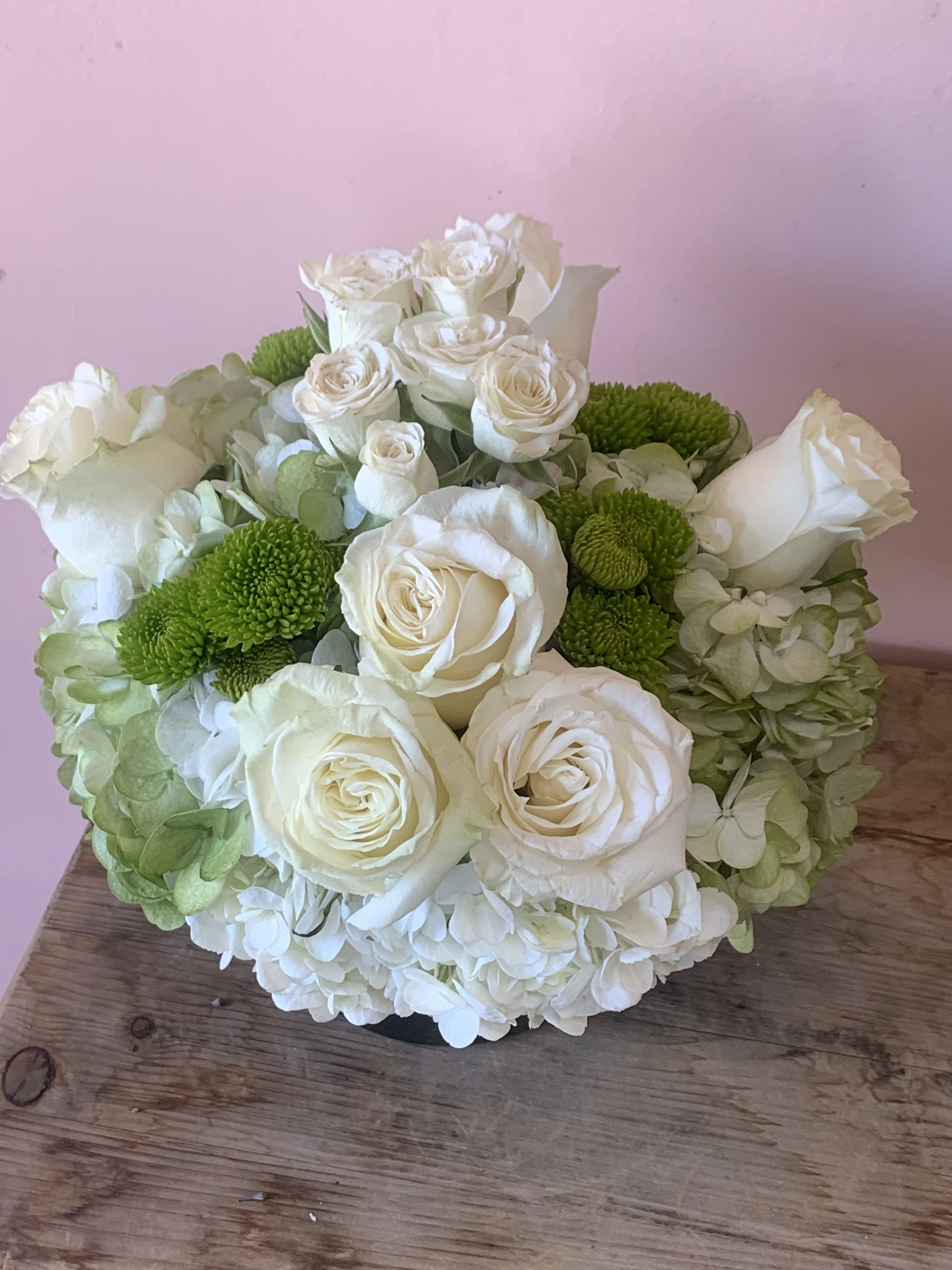 White Rose & Hydrangea Garden | 360° Luxury Flower Delivery in San Francisco