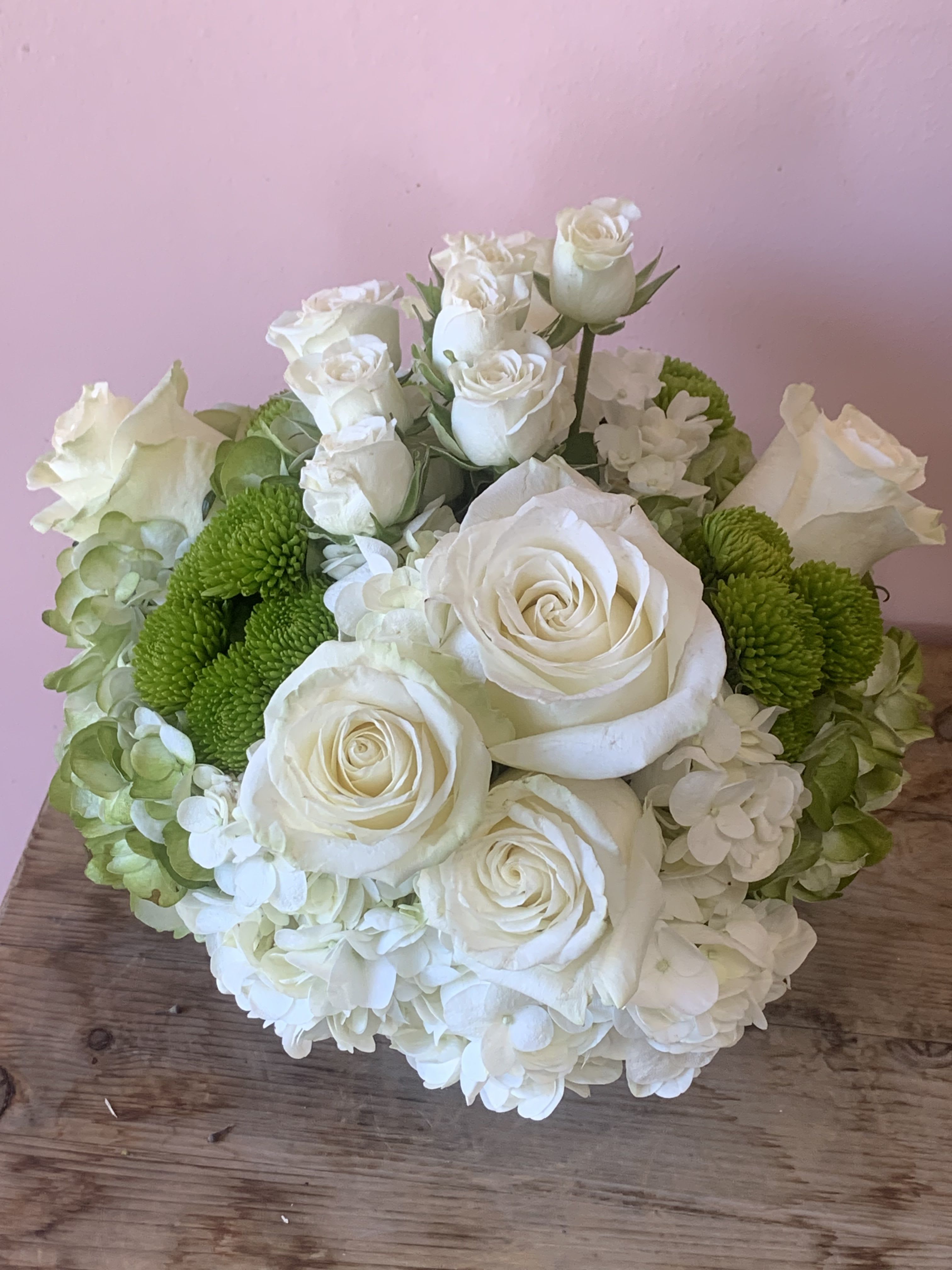 White Rose & Hydrangea Garden | 360° Luxury Flower Delivery in San Francisco