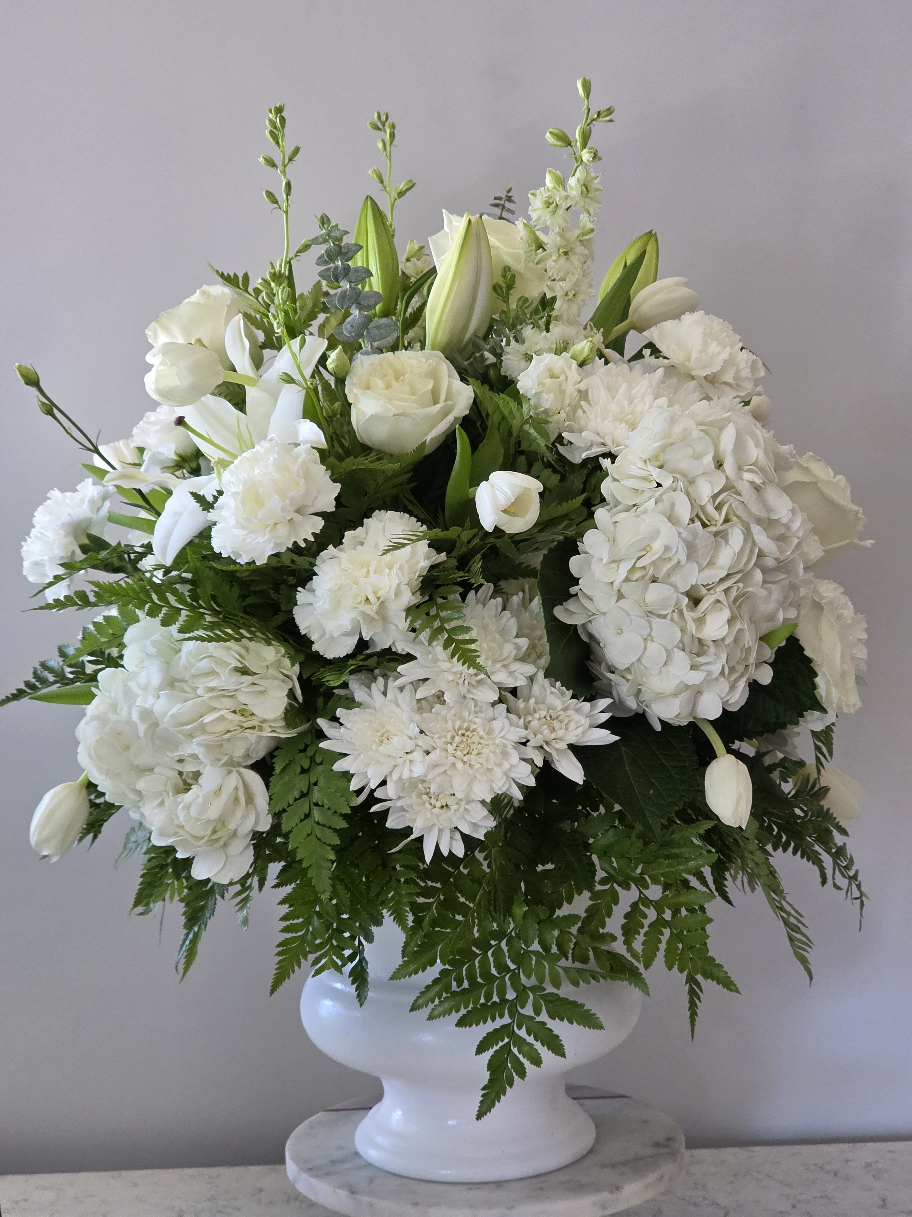 Elegant Peace Sympathy Arrangement 