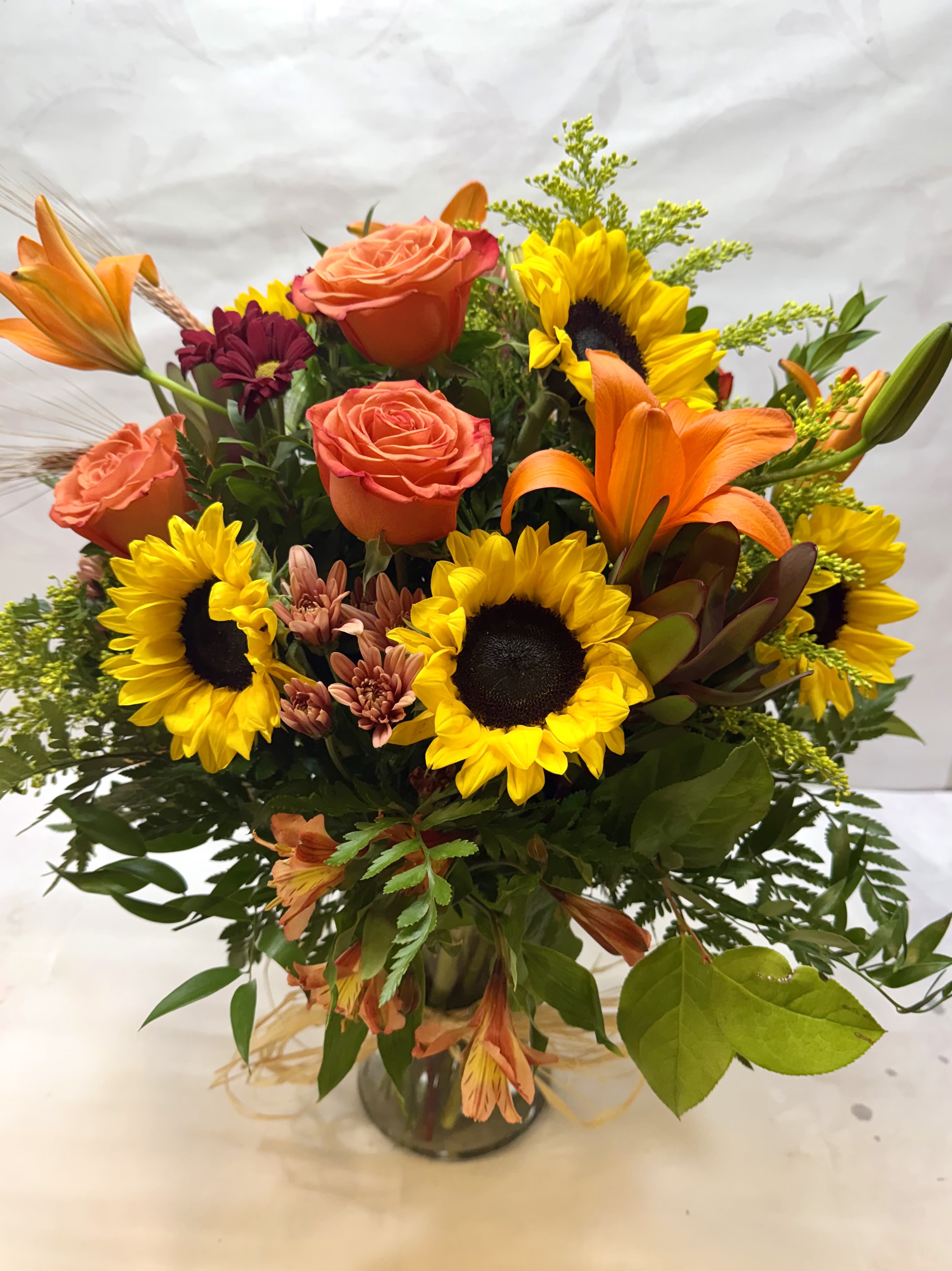 Fields of Europe for Fall Vase